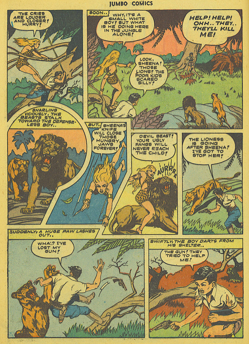 Read online Jumbo Comics comic -  Issue #52 - 4