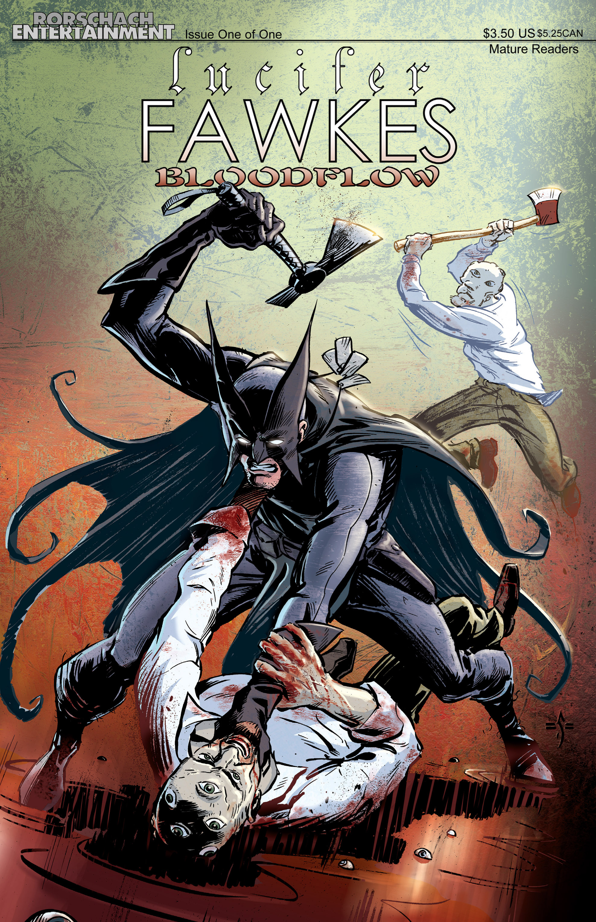 Read online Lucifer Fawkes: Blood Flow comic -  Issue # Full - 1