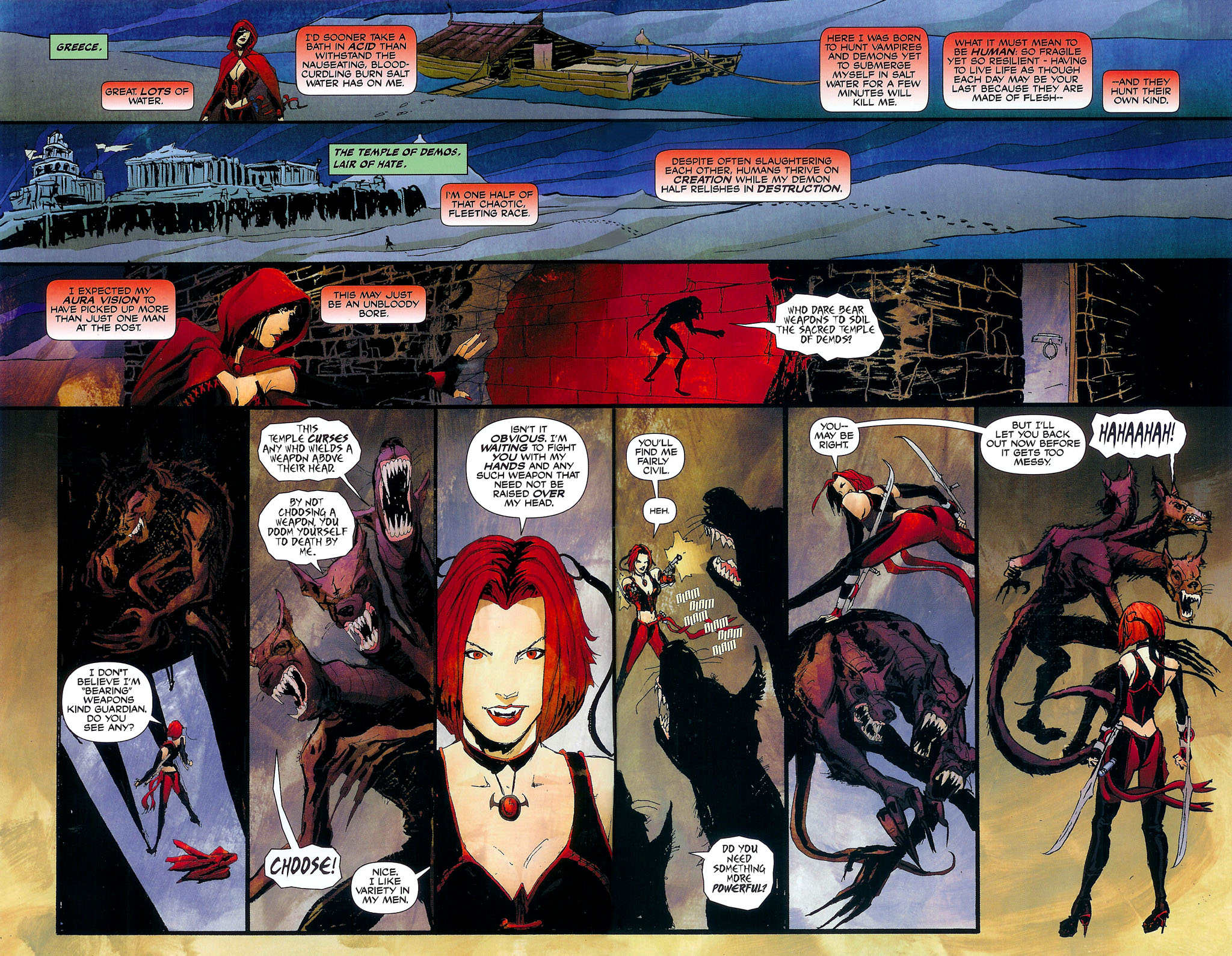 Read online BloodRayne: Seeds of Sin comic -  Issue # Full - 9