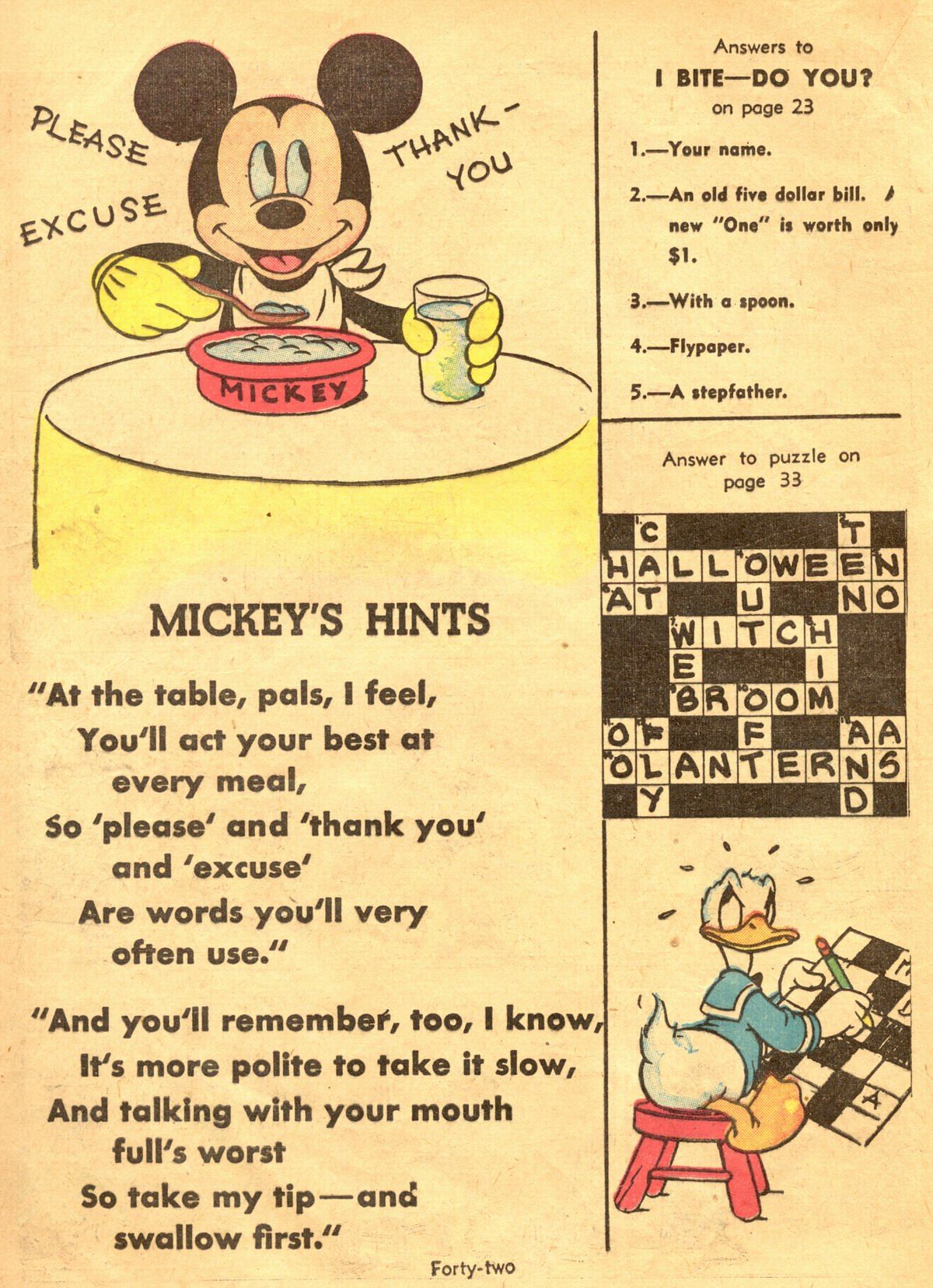 Read online Walt Disney's Comics and Stories comic -  Issue #1 - 45
