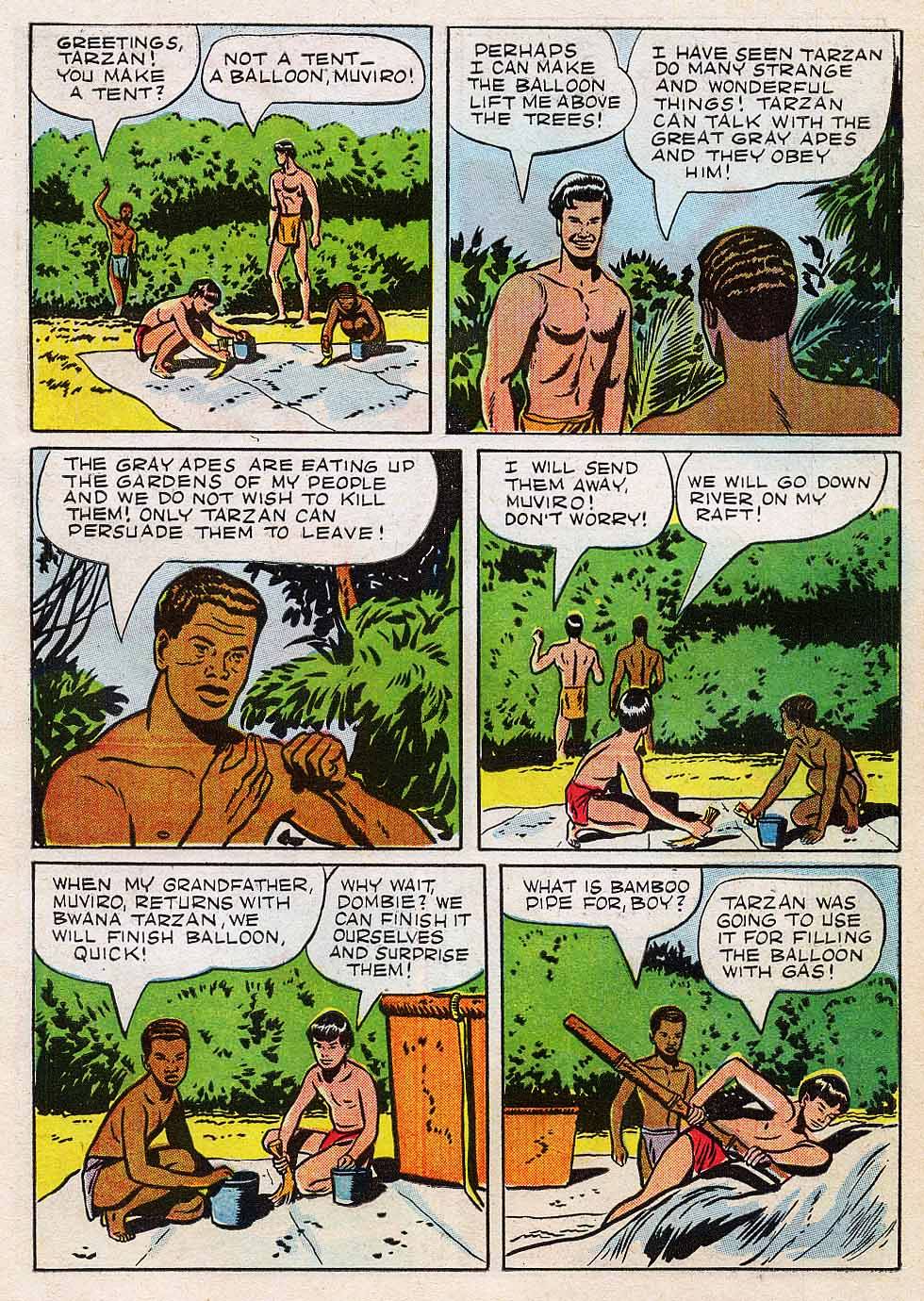 Read online Tarzan (1948) comic -  Issue #7 - 7