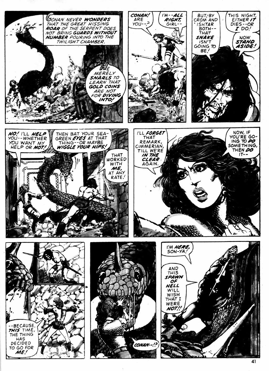 Read online The Savage Sword Of Conan comic -  Issue #82 - 37