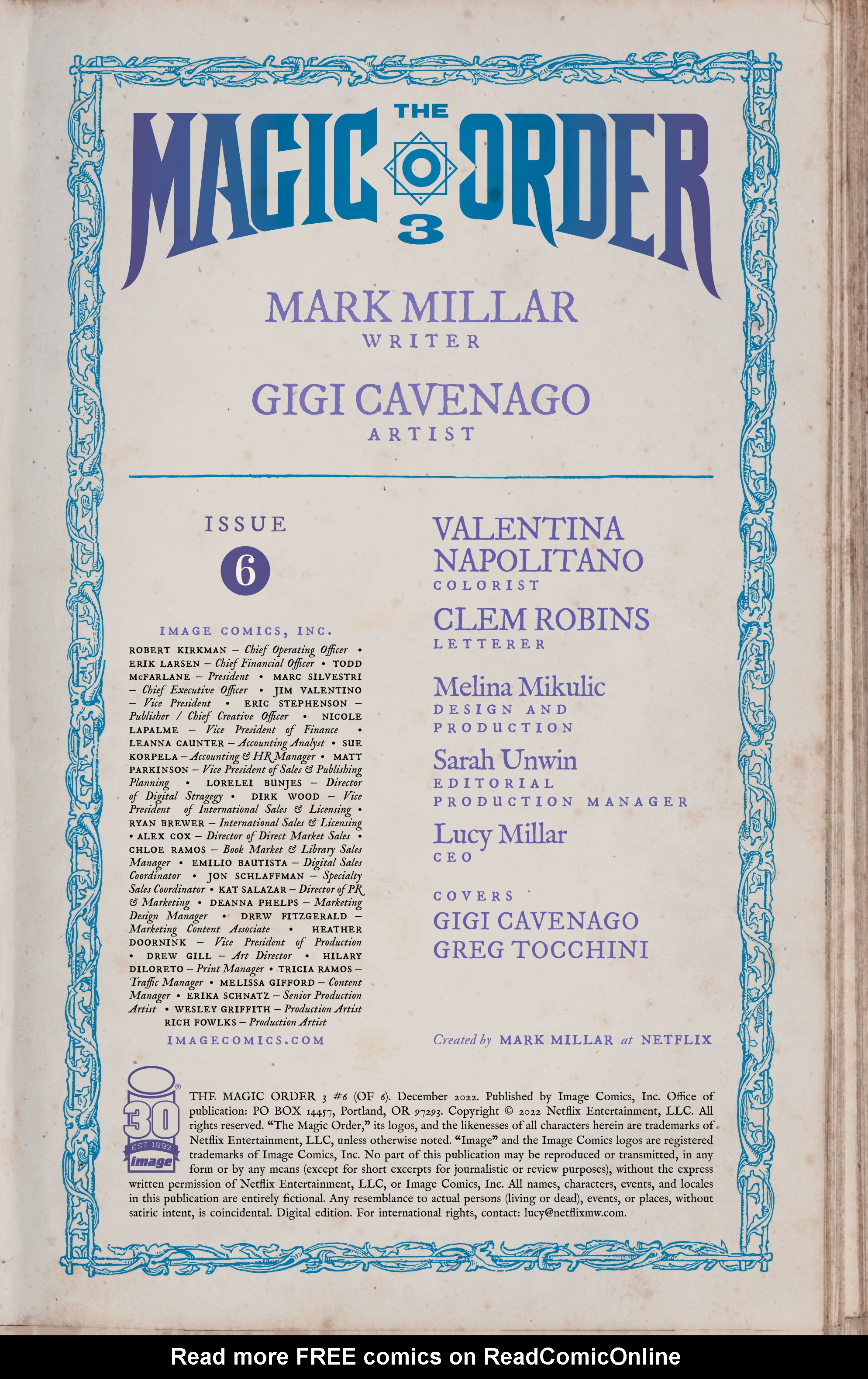 Read online The Magic Order 3 comic -  Issue #6 - 2