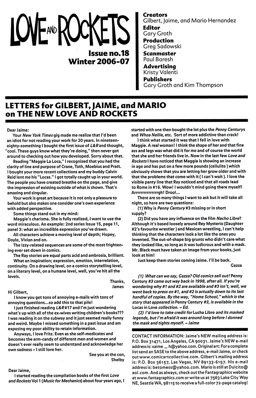 Read online Love and Rockets (2001) comic -  Issue #18 - 30