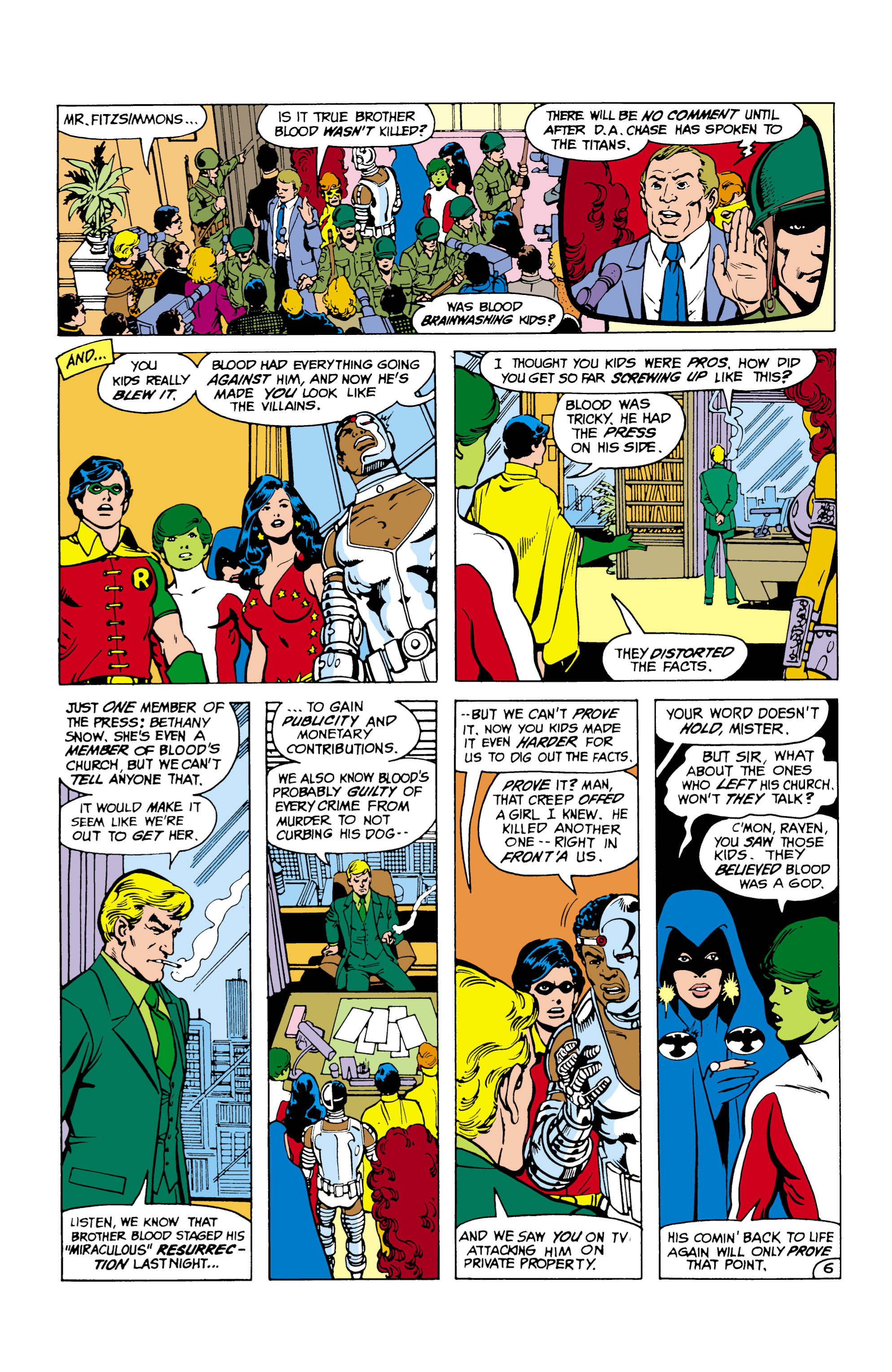 Read online The New Teen Titans (1980) comic -  Issue #23 - 7