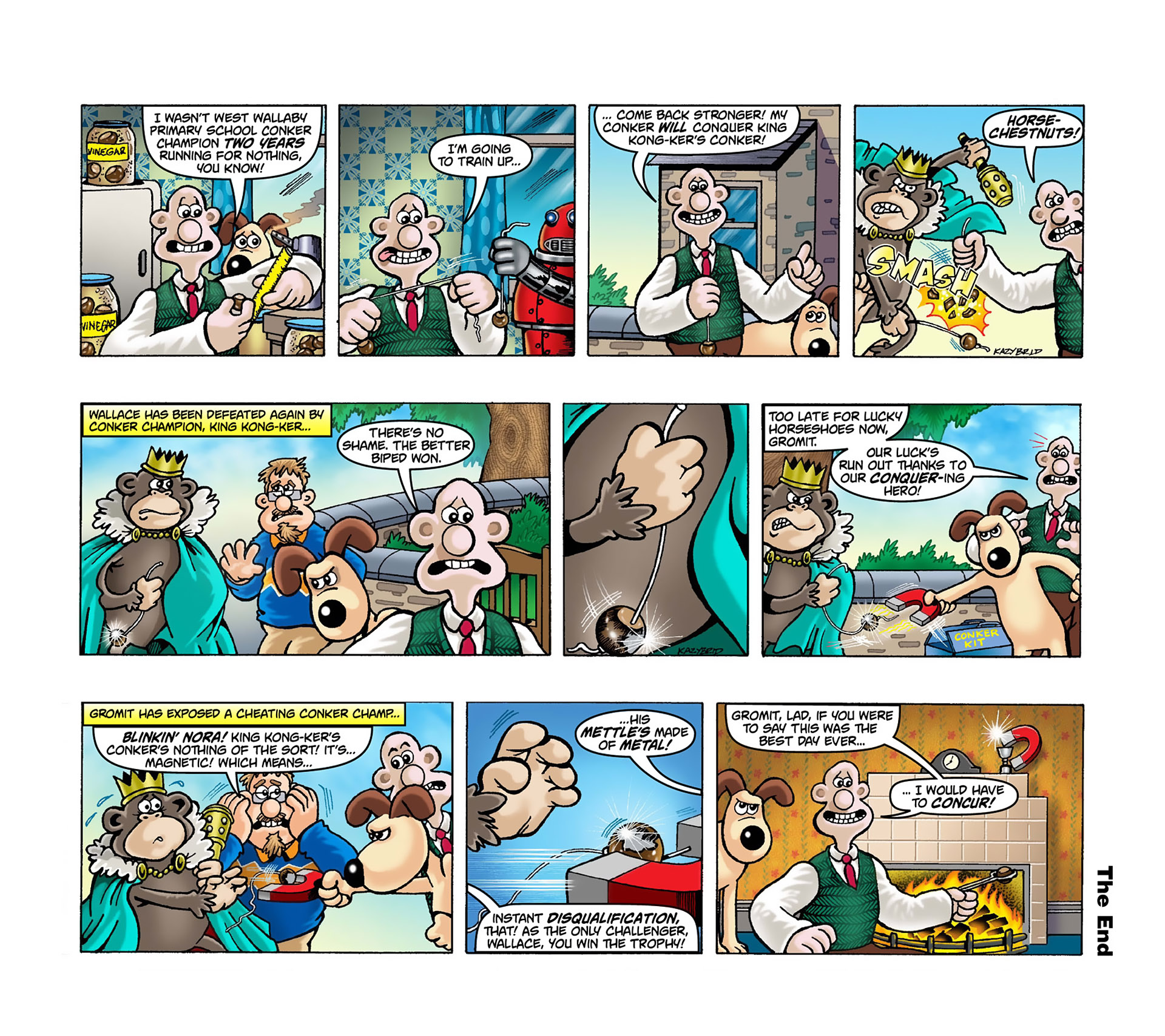 Read online Wallace & Gromit Dailies comic -  Issue #4 - 7