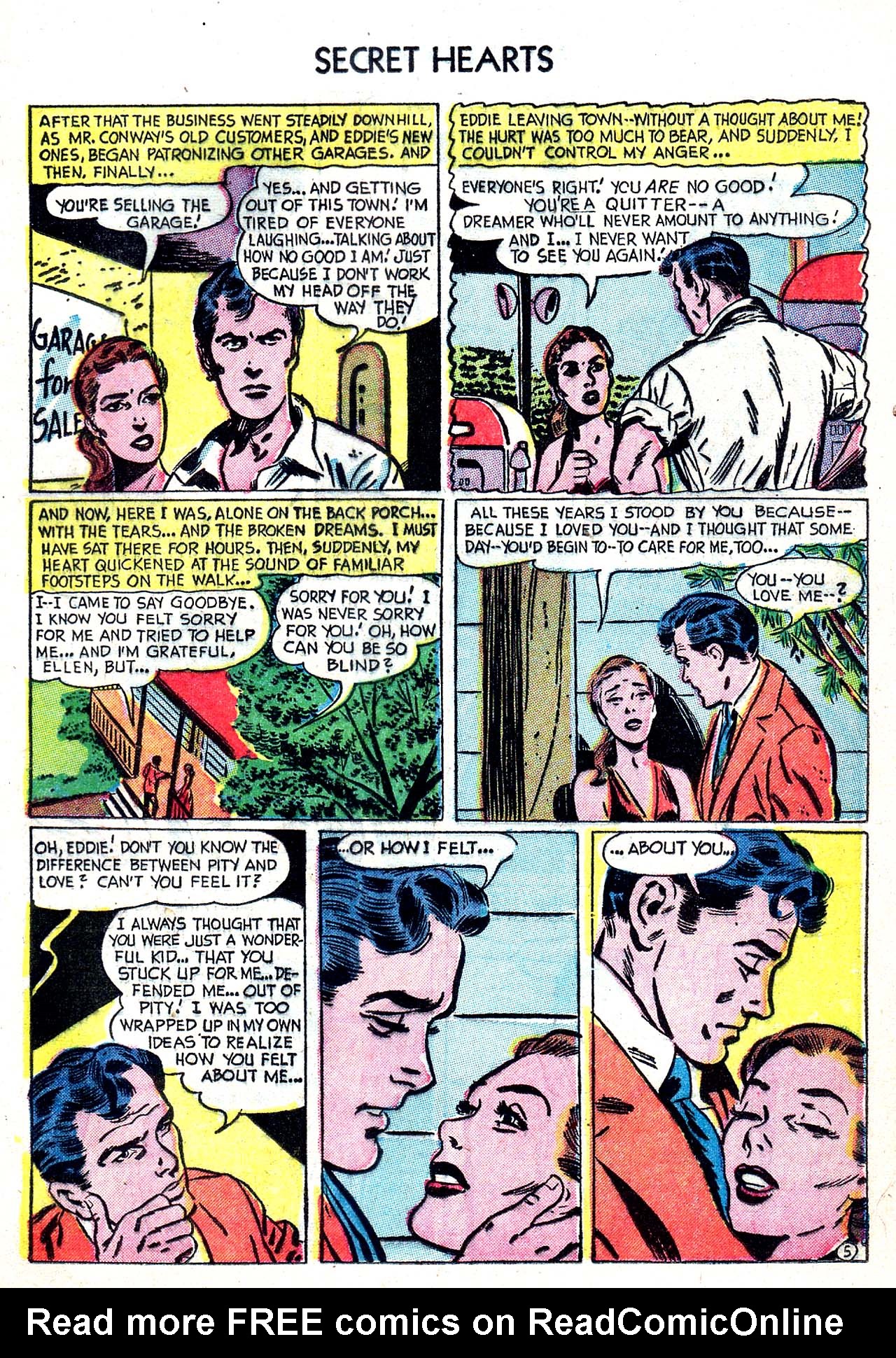 Read online Secret Hearts comic -  Issue #20 - 21