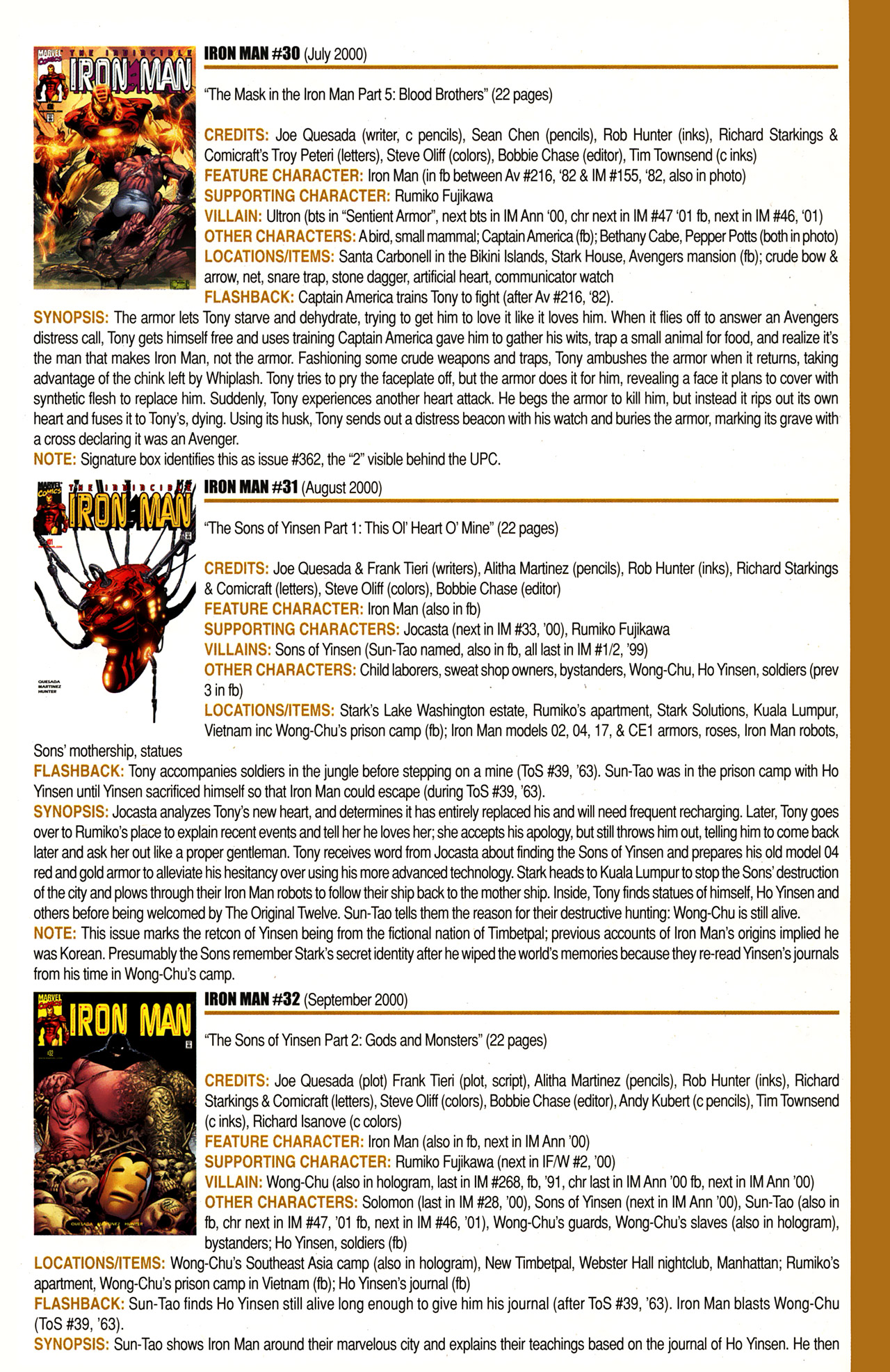 Read online Official Index to the Marvel Universe comic -  Issue #10 - 43