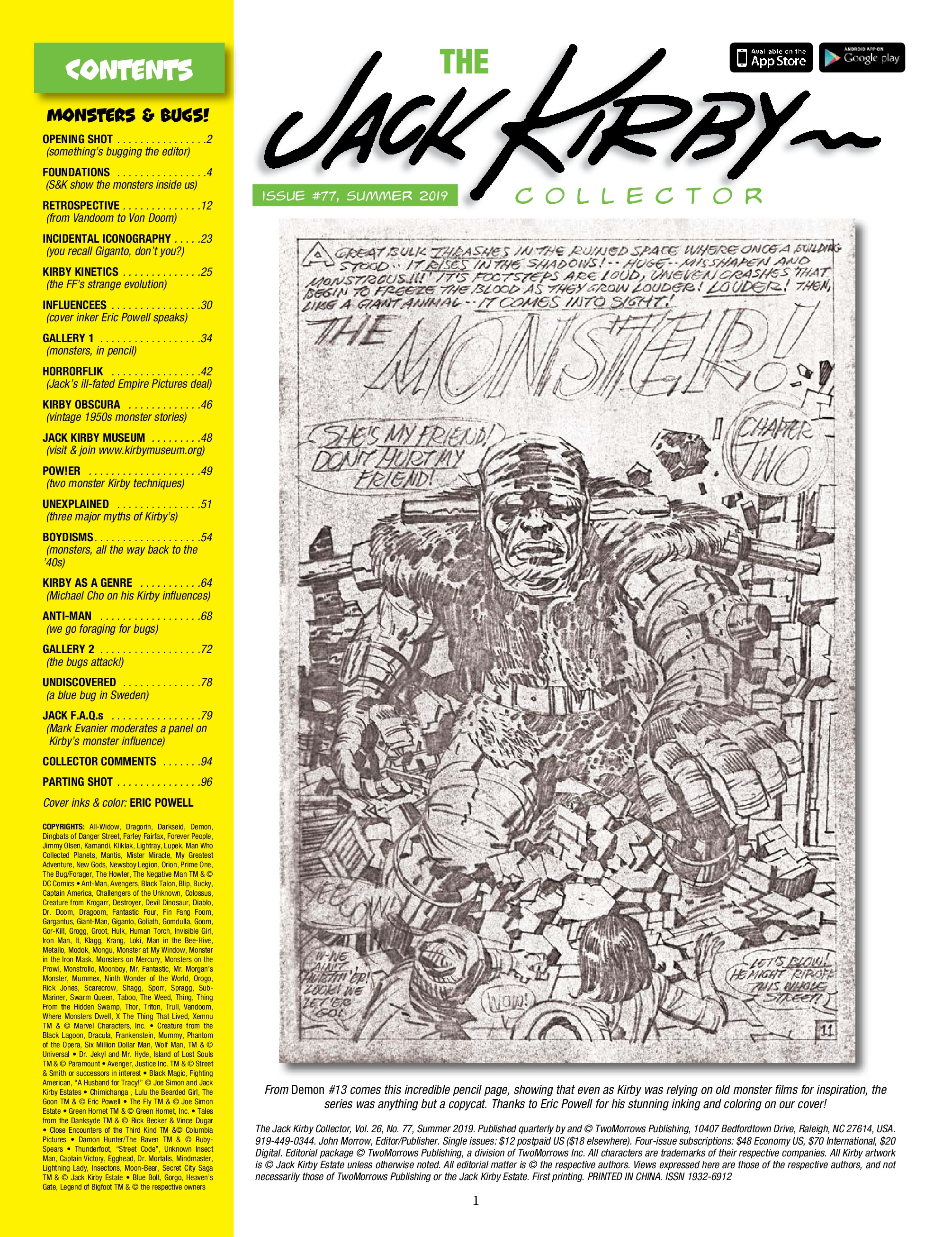 Read online The Jack Kirby Collector comic -  Issue #77 - 3