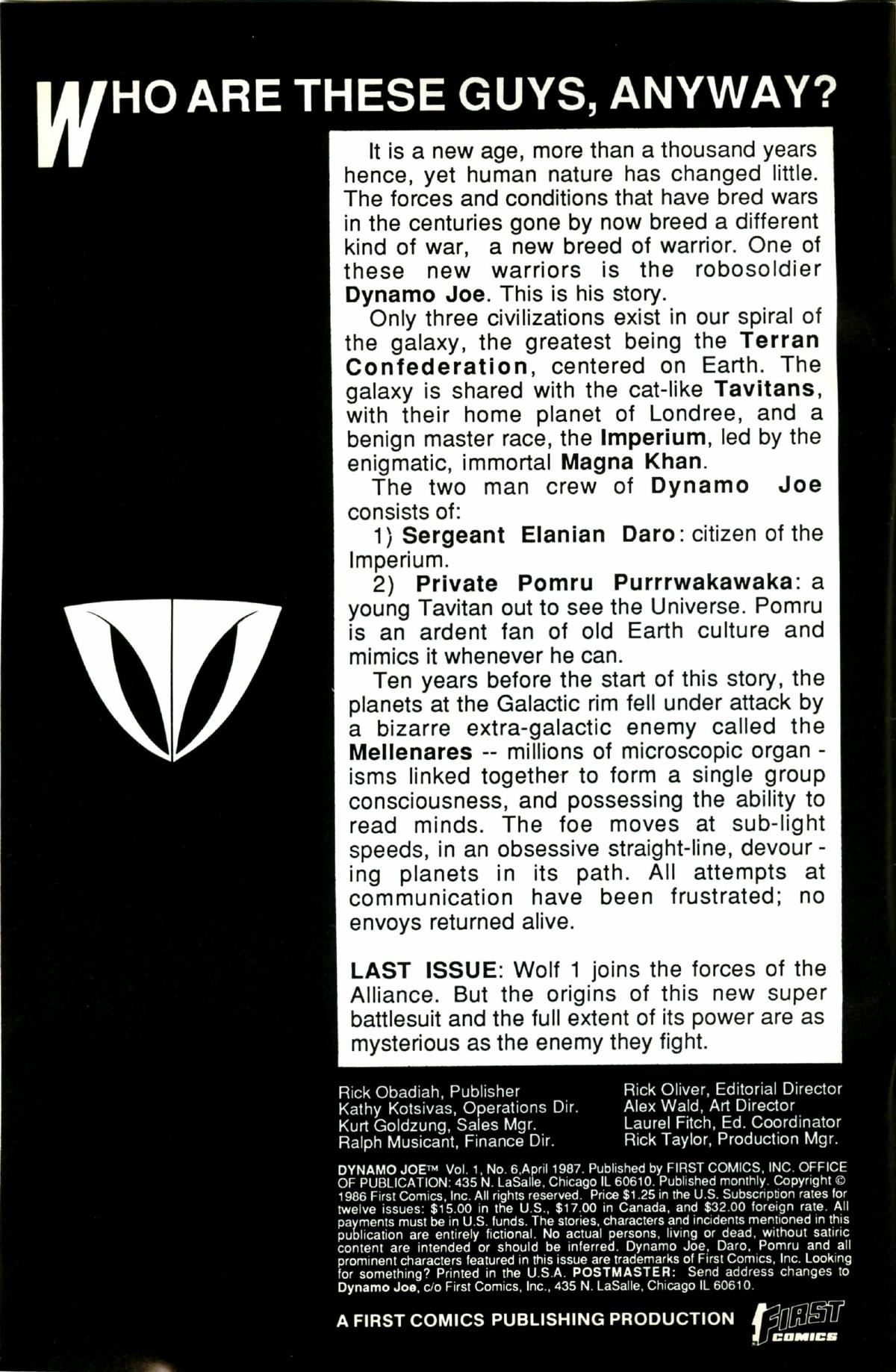 Read online Dynamo Joe comic -  Issue #6 - 2