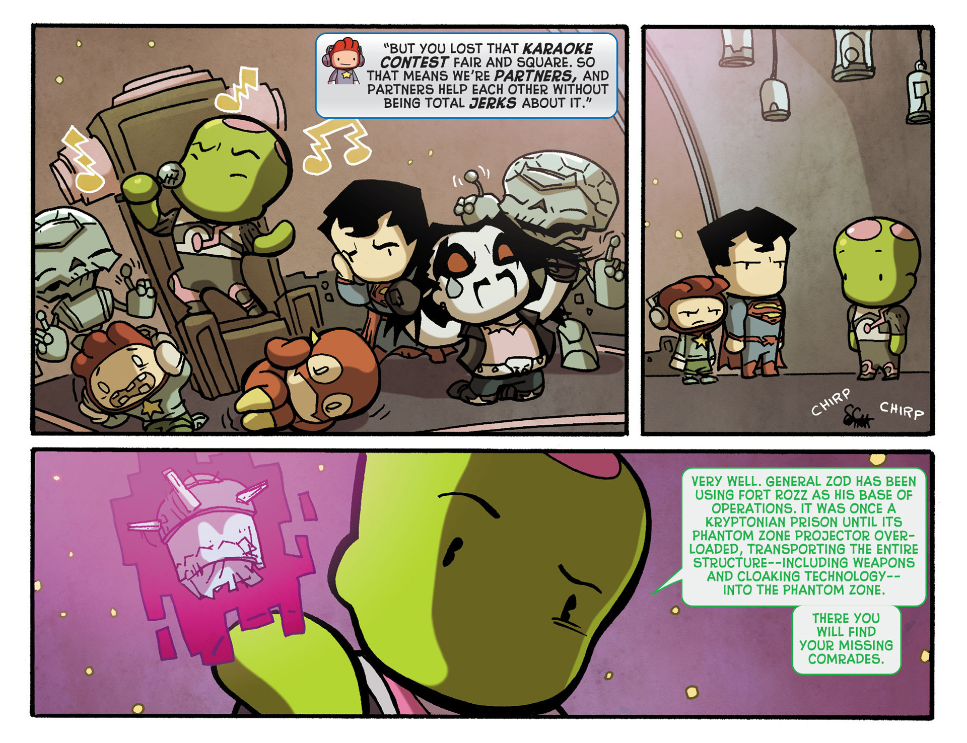Read online Scribblenauts Unmasked: A Crisis of Imagination comic -  Issue #11 - 12