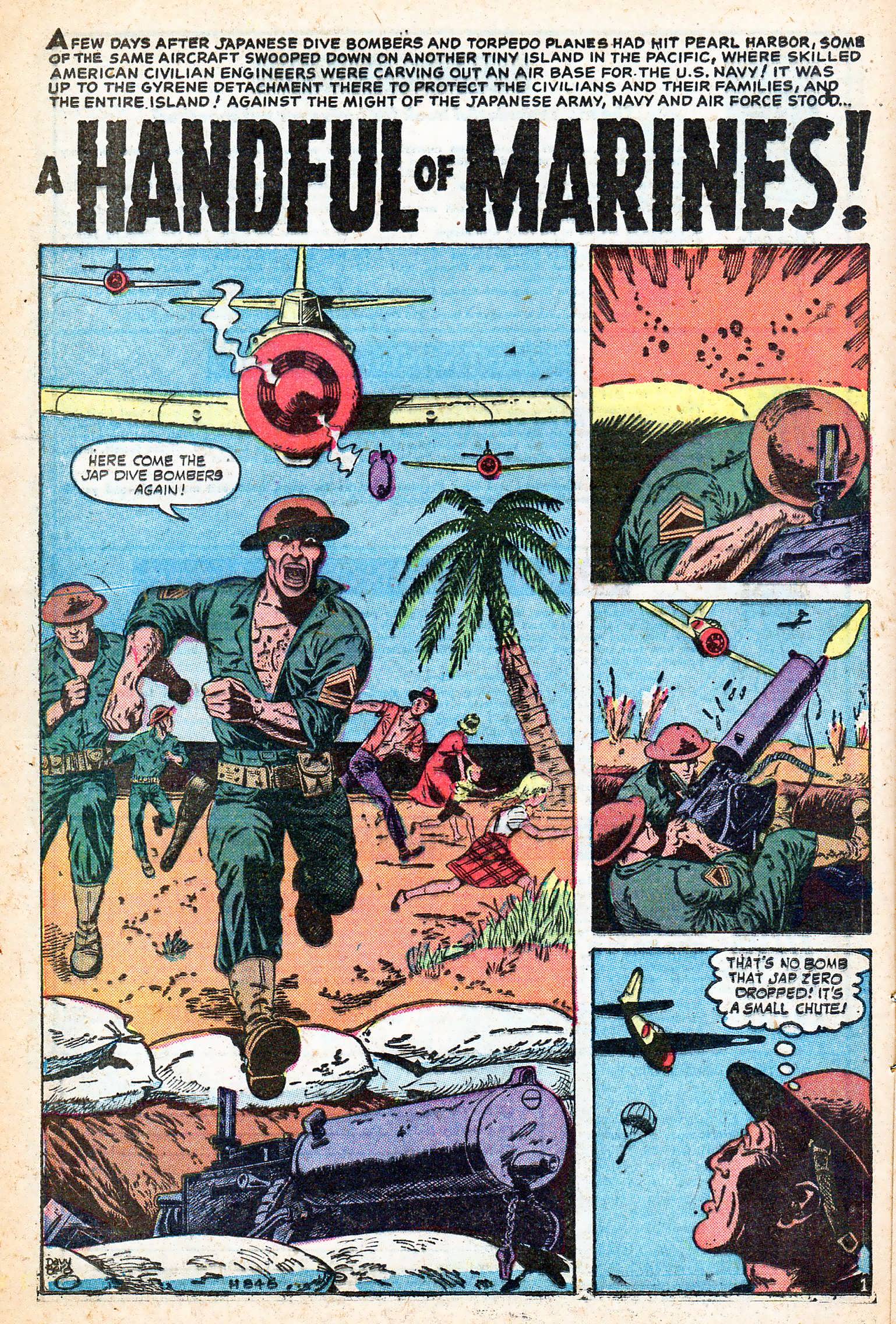 Read online Marines in Battle comic -  Issue #11 - 16