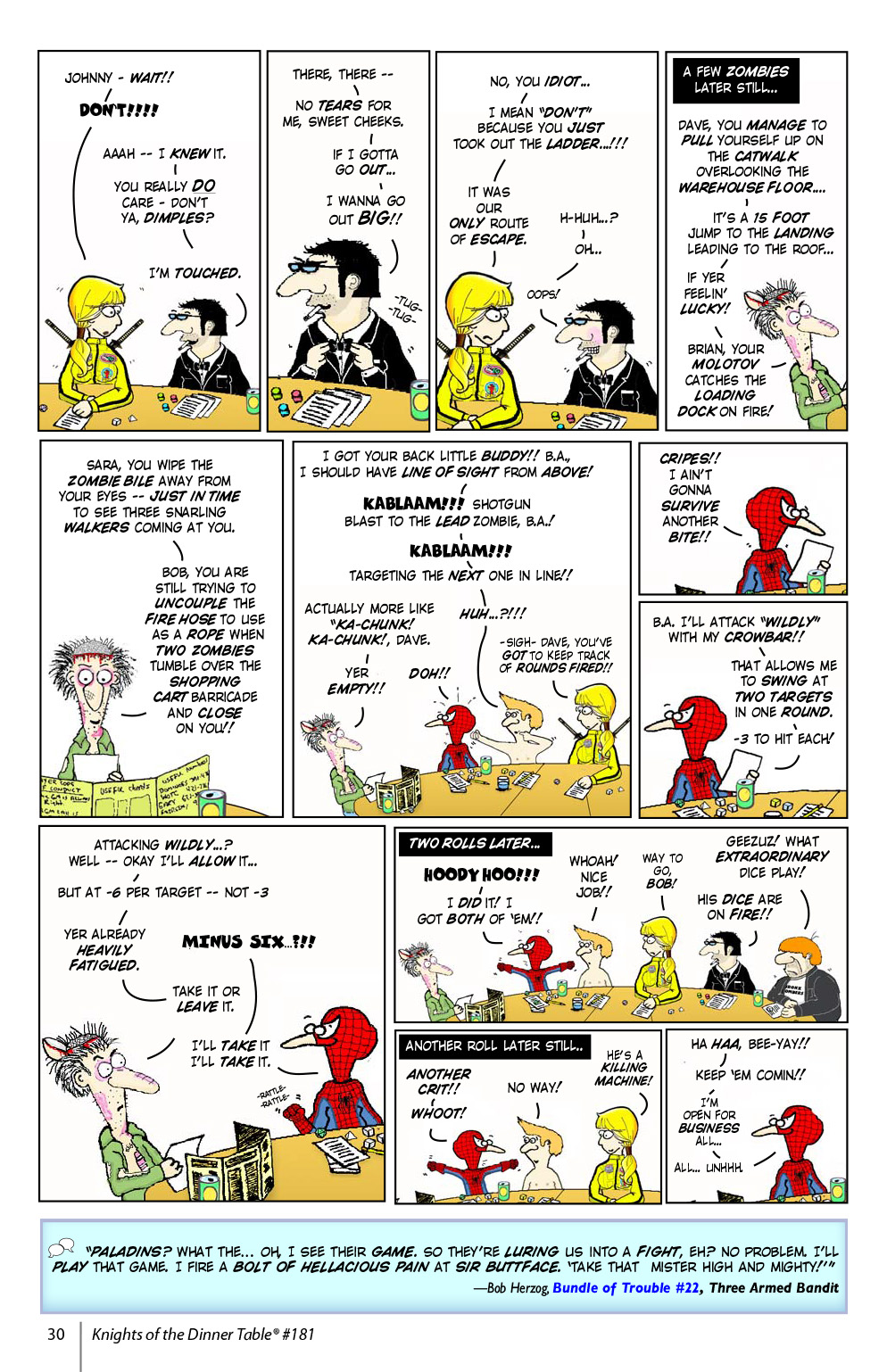 Read online Knights of the Dinner Table comic -  Issue #181 - 32