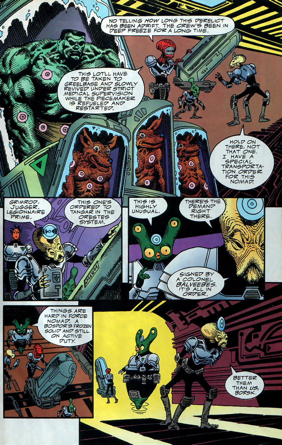 Read online Alien Legion: Binary Deep comic -  Issue # Full - 21