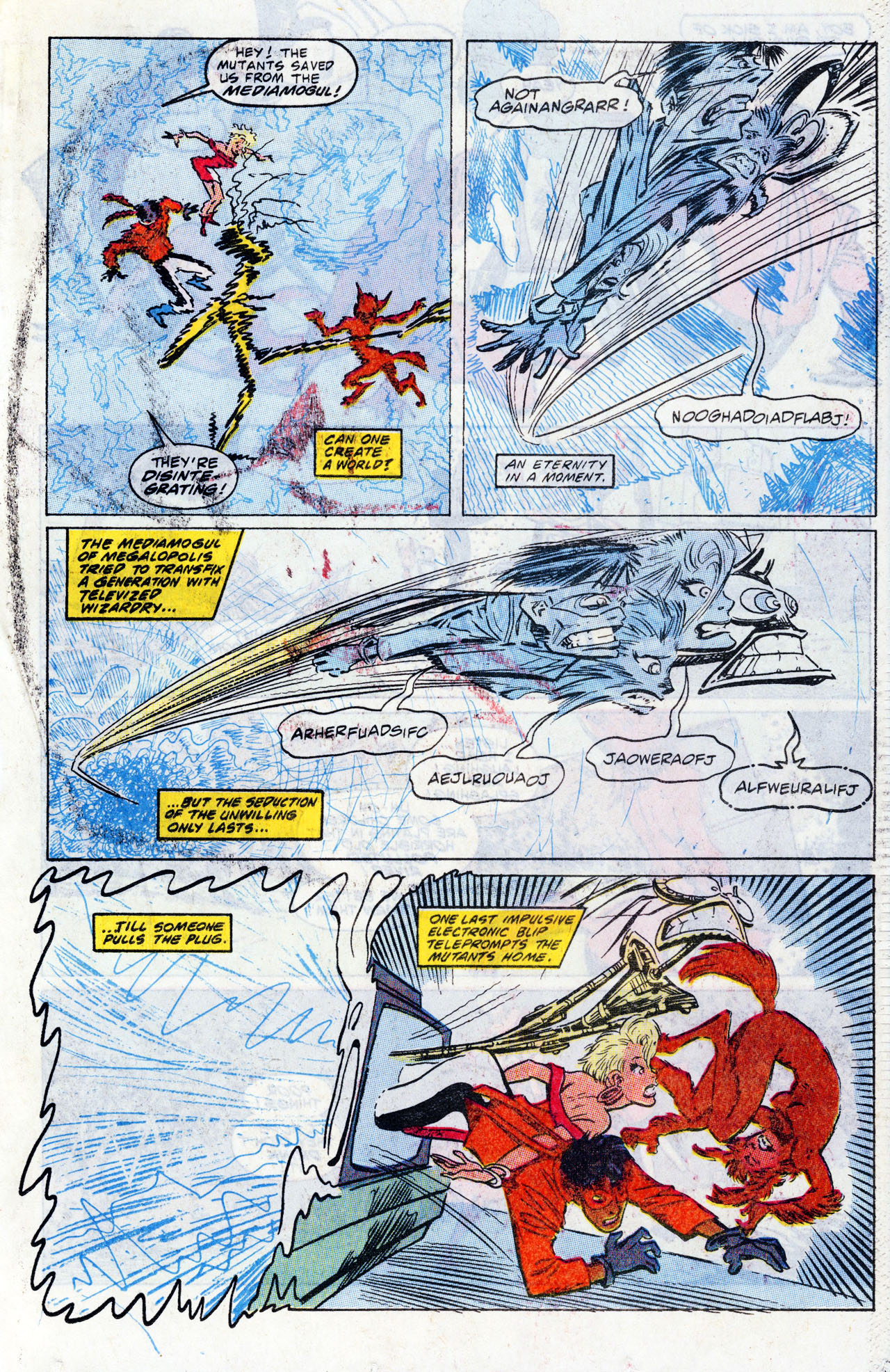 Read online The New Mutants Summer Special comic -  Issue # Full - 73