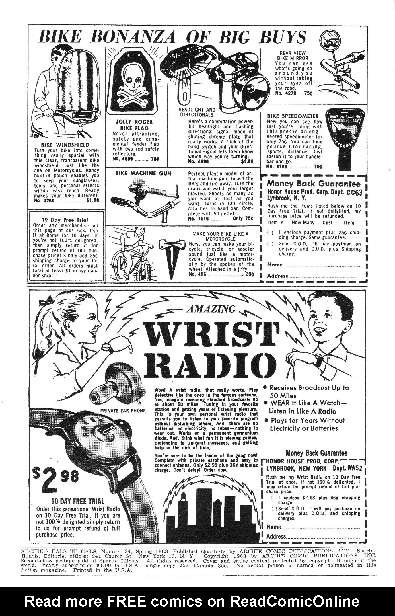 Read online Archie's Pals 'N' Gals (1952) comic -  Issue #24 - 2