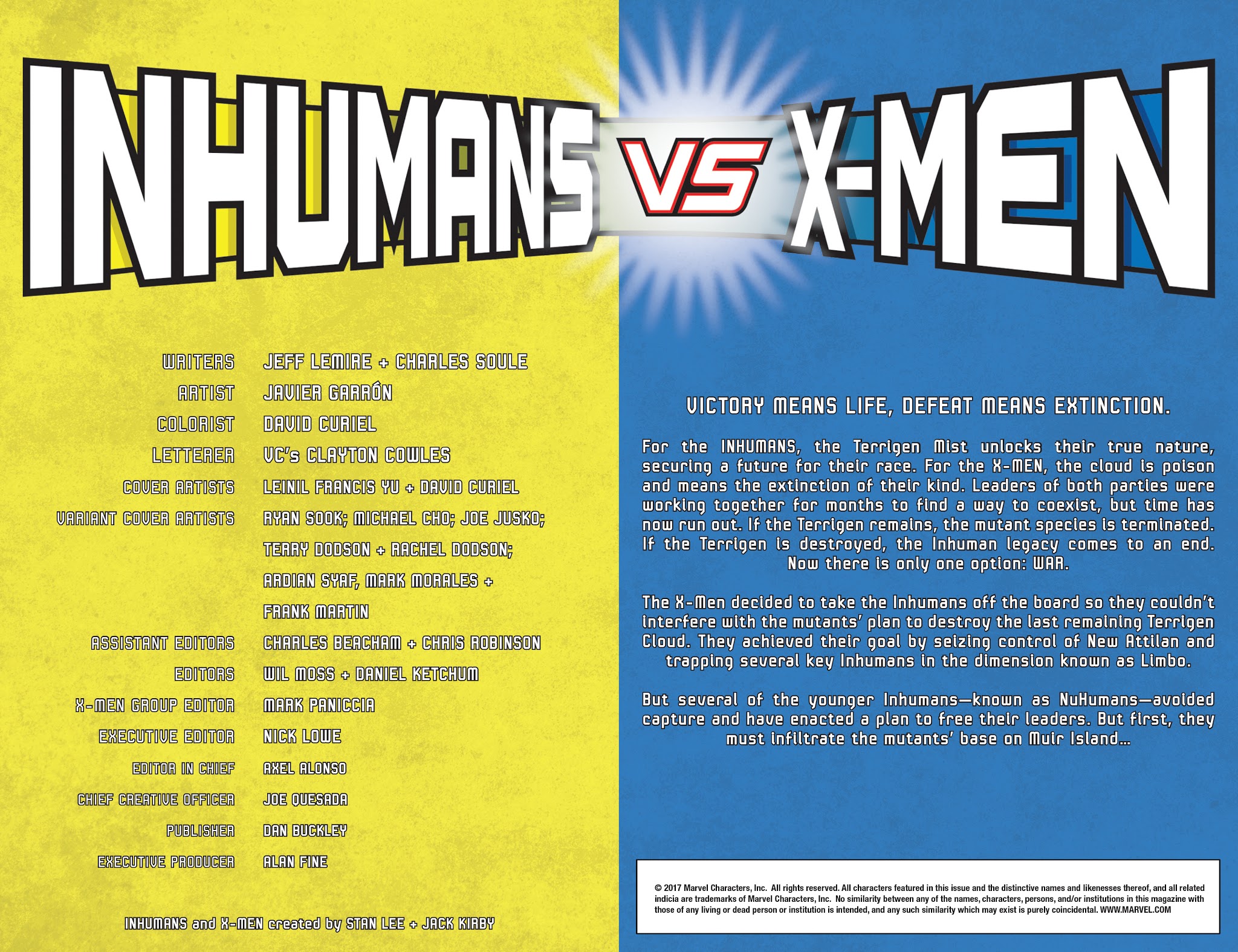 Read online Inhumans Vs. X-Men comic -  Issue # _TPB - 135