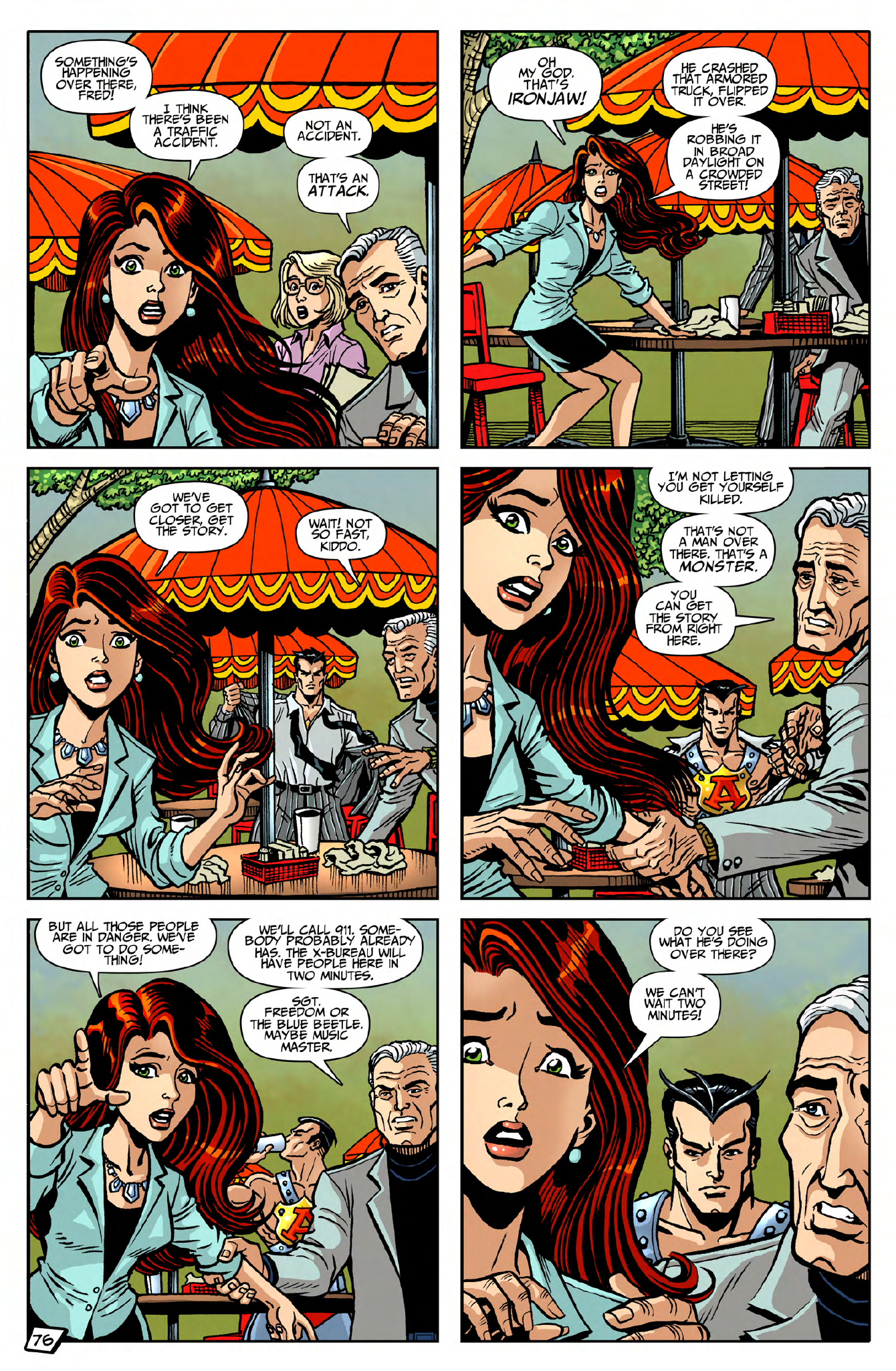 Read online John Aman Amazing Man comic -  Issue #4 - 6