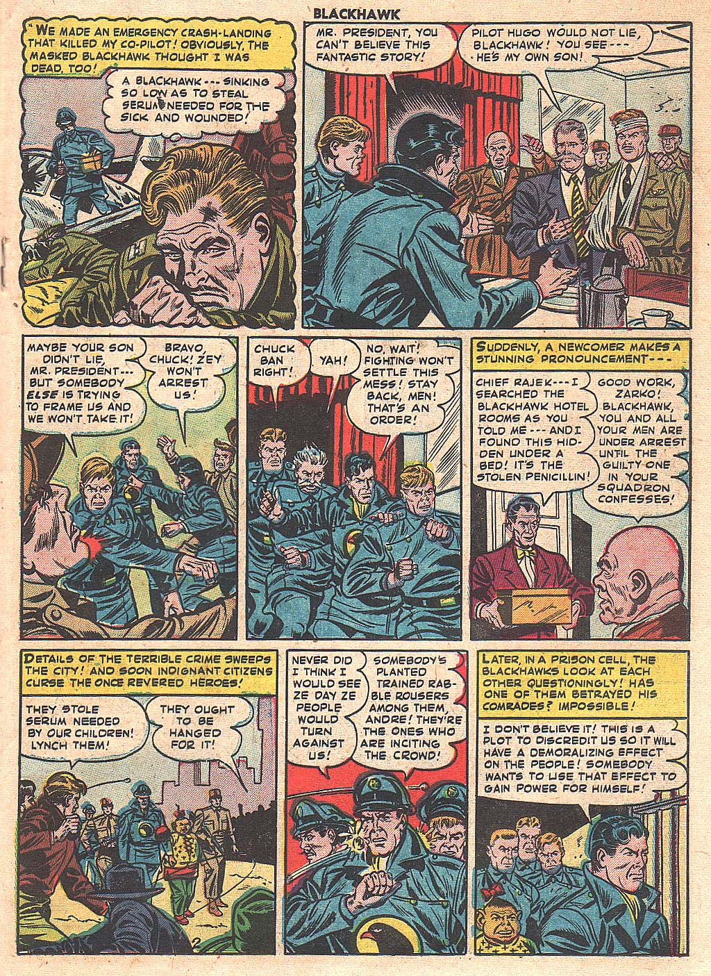Read online Blackhawk (1957) comic -  Issue #74 - 19