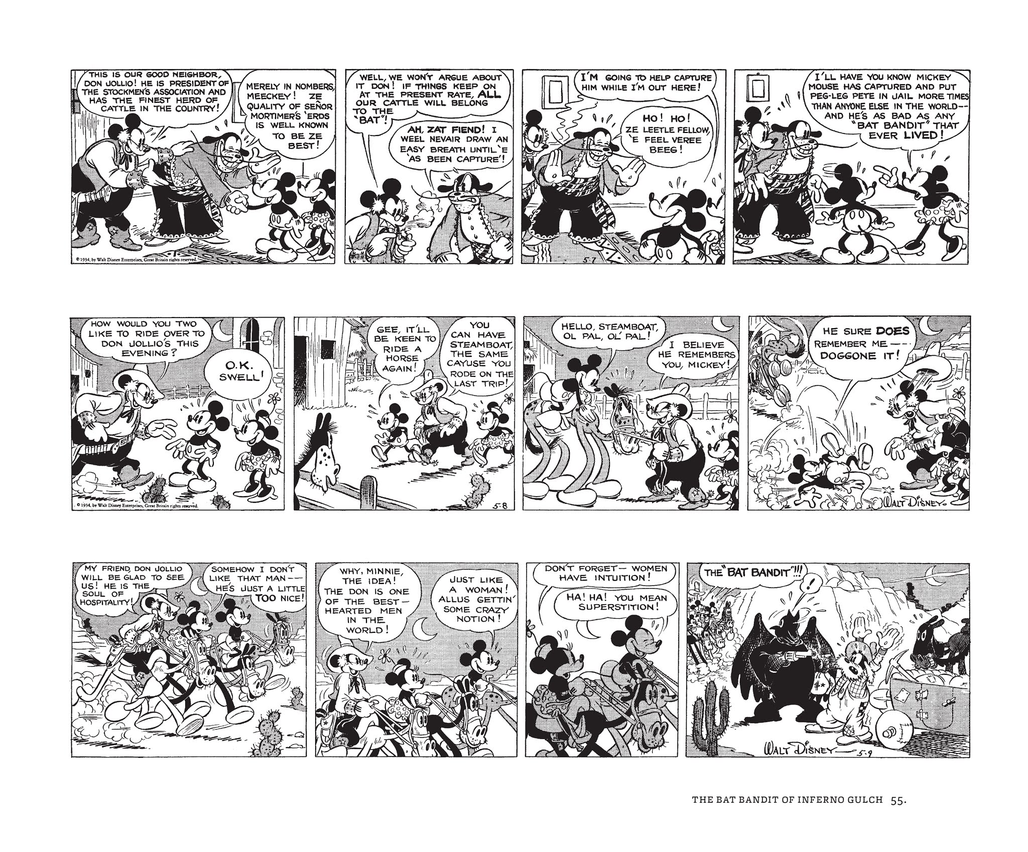 Read online Walt Disney's Mickey Mouse by Floyd Gottfredson comic -  Issue # TPB 3 (Part 1) - 55