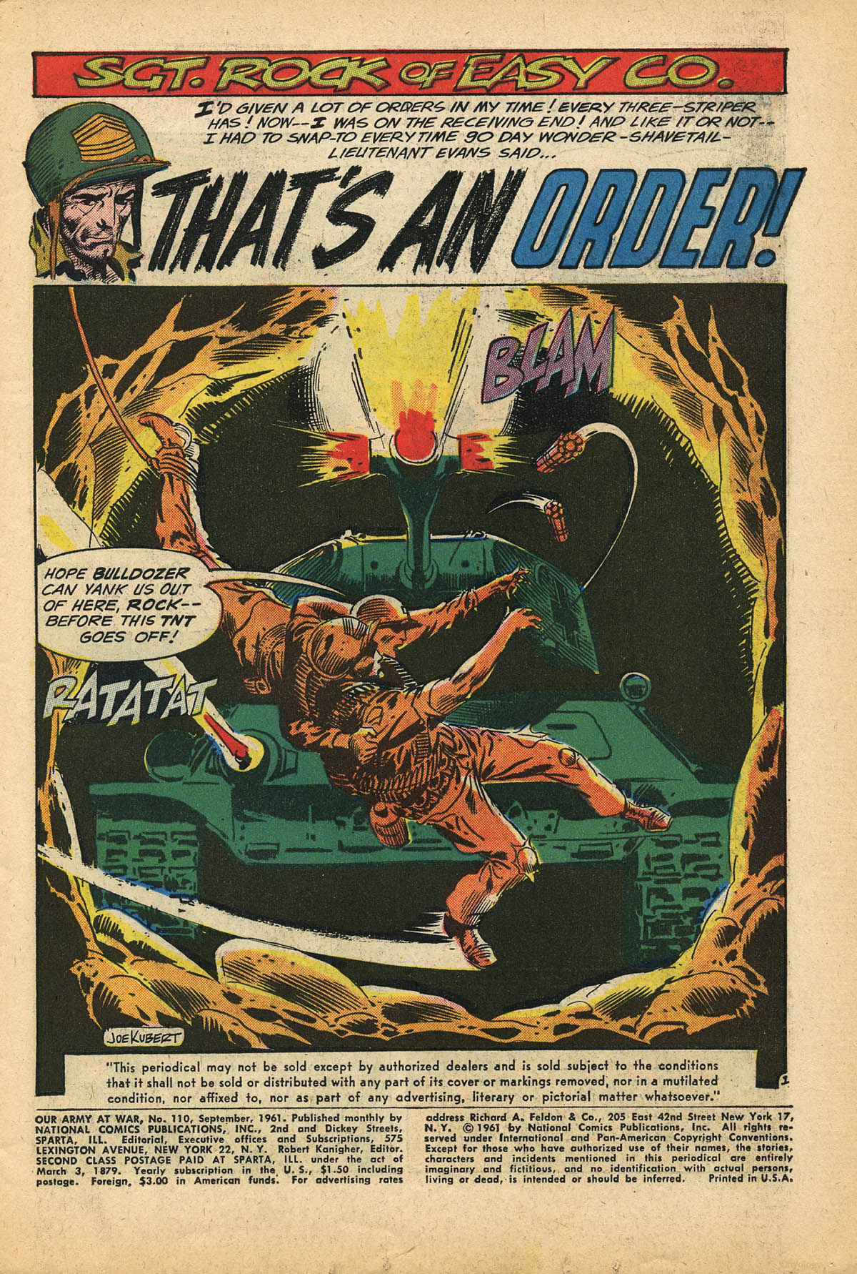 Read online Our Army at War (1952) comic -  Issue #110 - 3