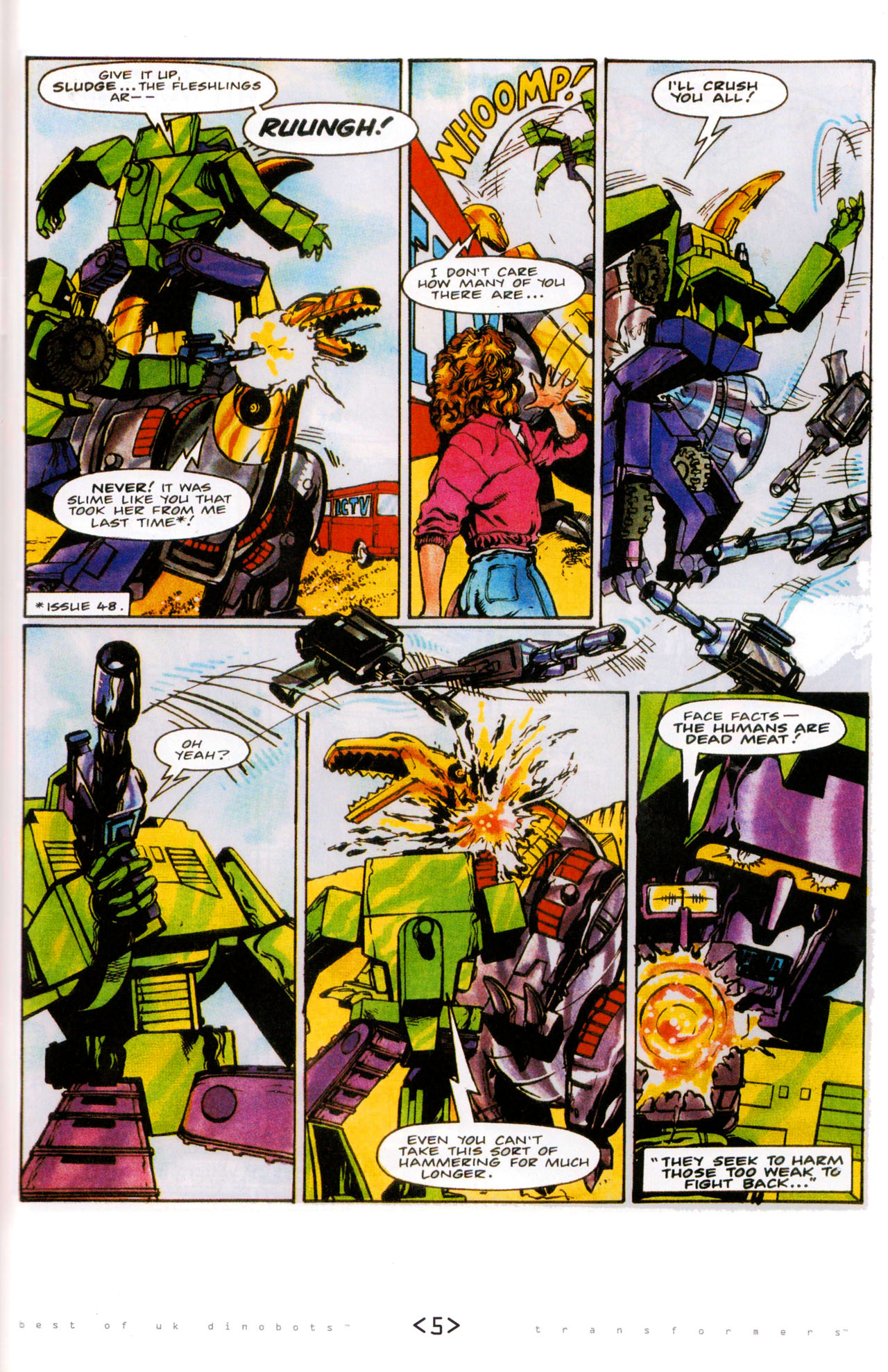 Read online The Transformers: Best of UK: Dinobots comic -  Issue #6 - 8