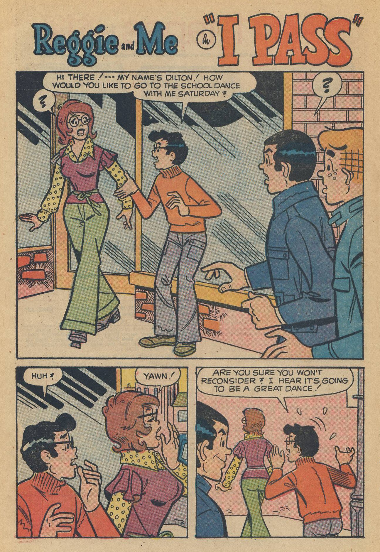 Read online Reggie and Me (1966) comic -  Issue #64 - 28