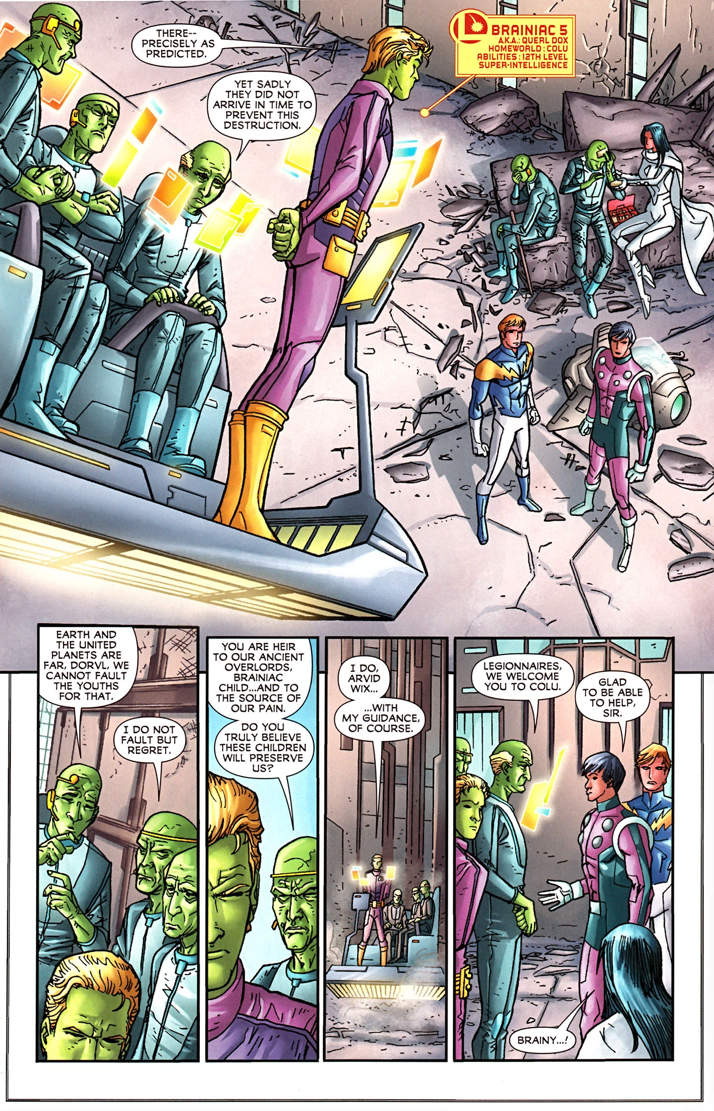 Read online Legion of Super-Heroes (2011) comic -  Issue #0 - 8