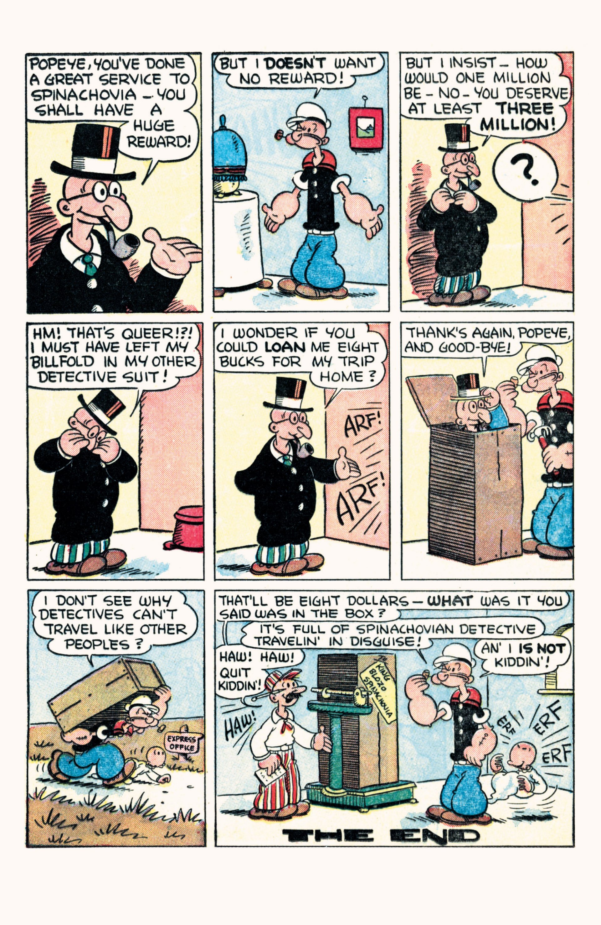 Read online Classic Popeye comic -  Issue #1 - 34