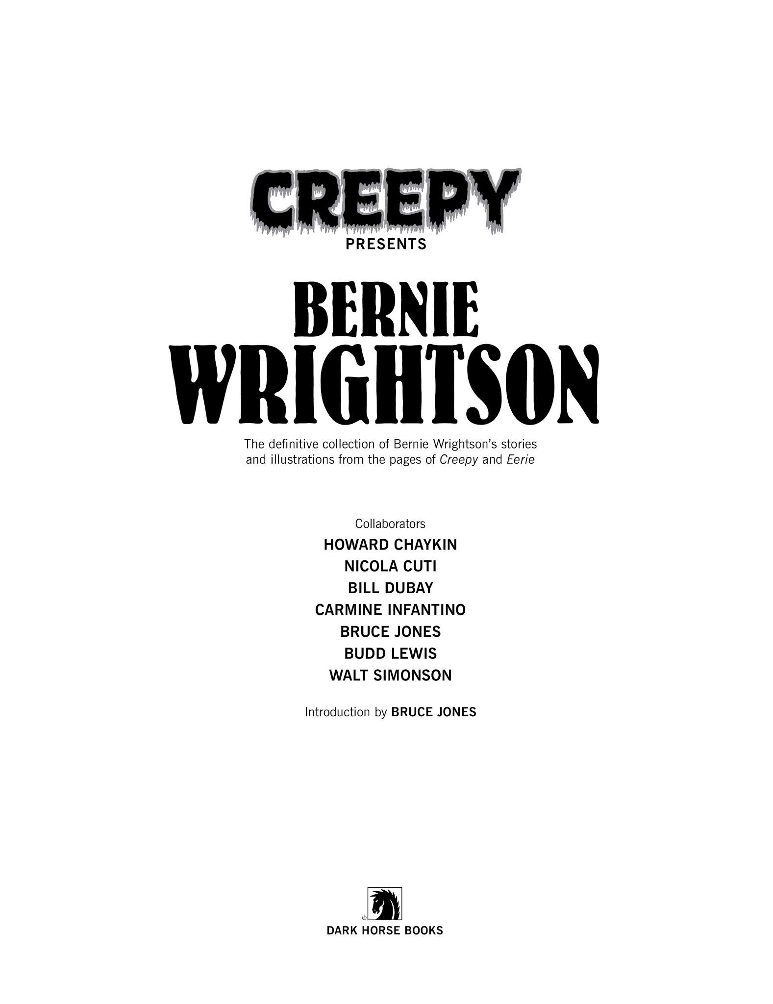 Read online Creepy Presents Bernie Wrightson comic -  Issue # TPB - 6
