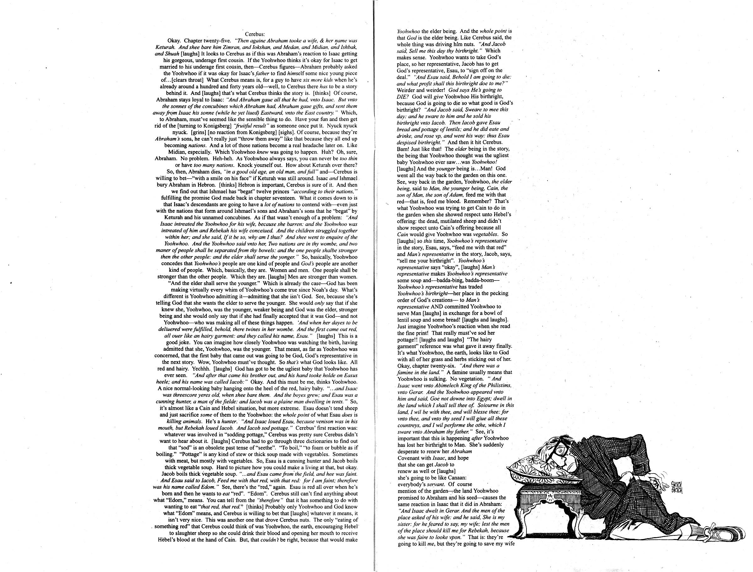 Read online Cerebus comic -  Issue #284 - 8