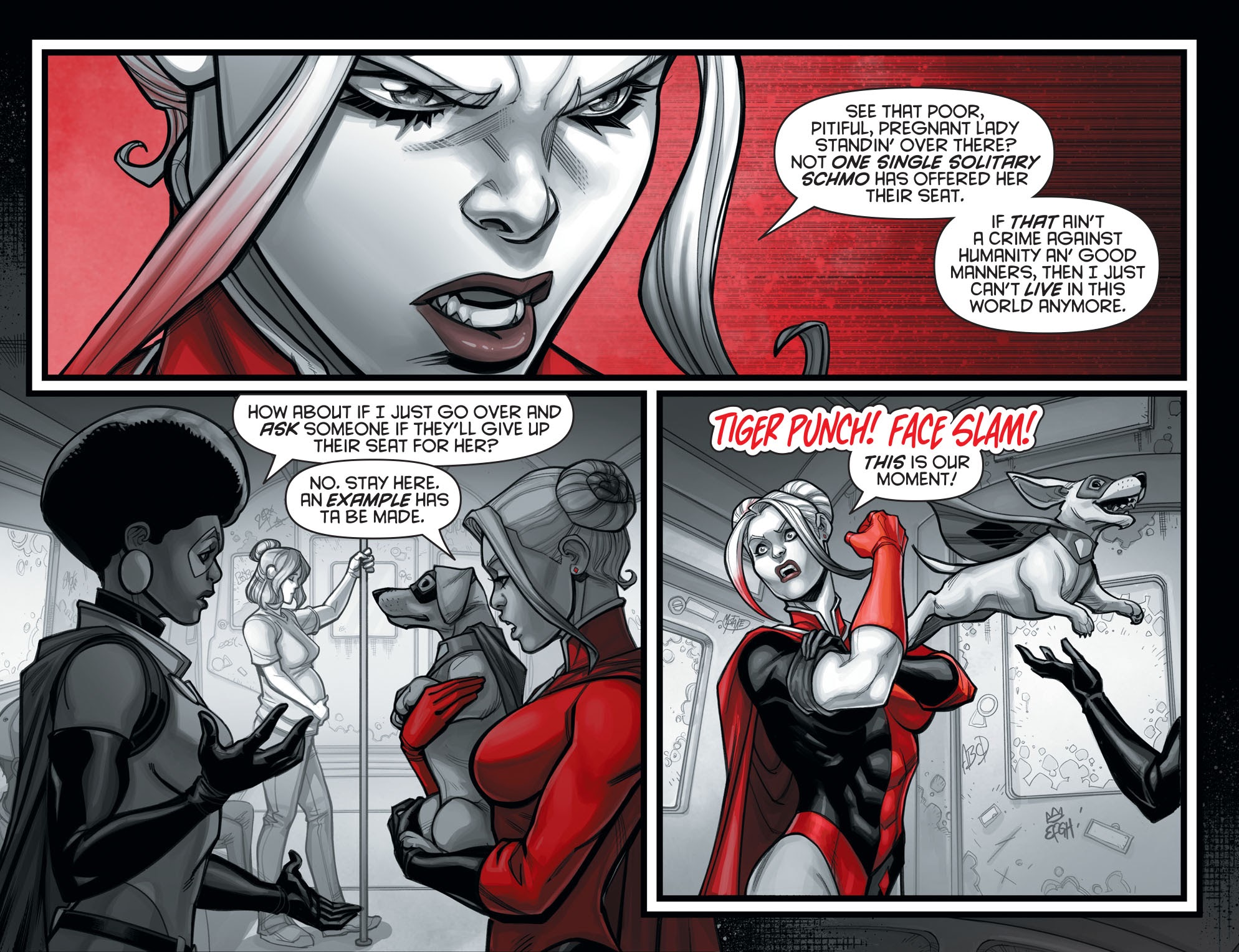 Read online Harley Quinn Black   White   Red comic -  Issue #12 - 14