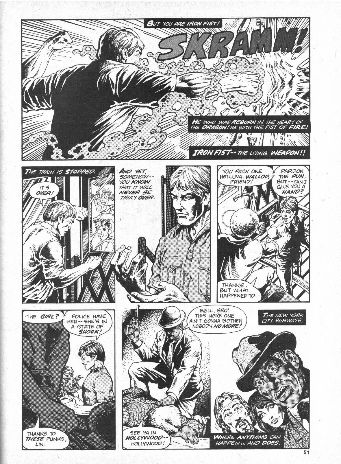 Read online The Deadly Hands of Kung Fu comic -  Issue #18 - 52
