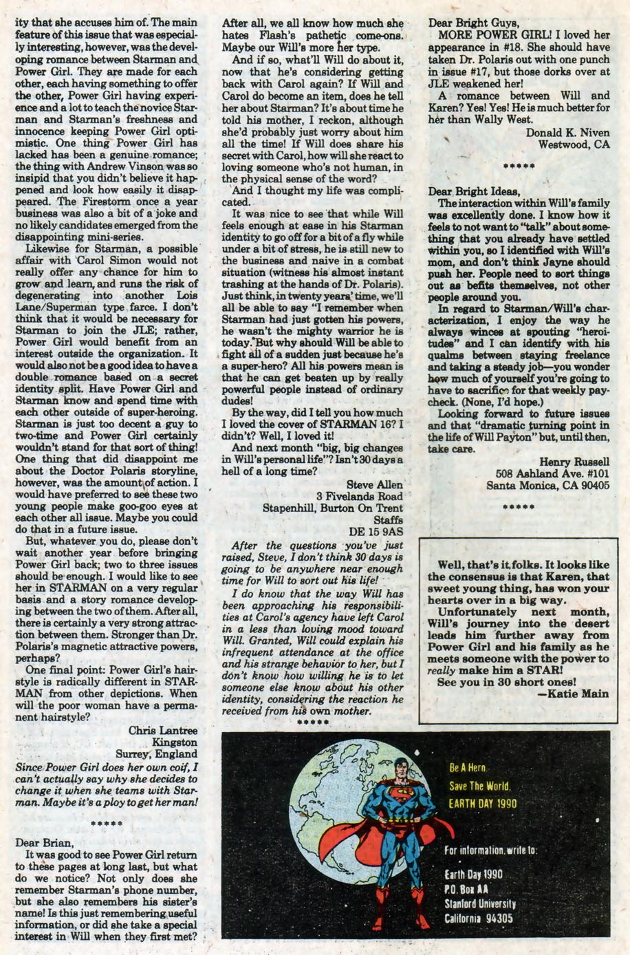 Read online Starman (1988) comic -  Issue #21 - 25