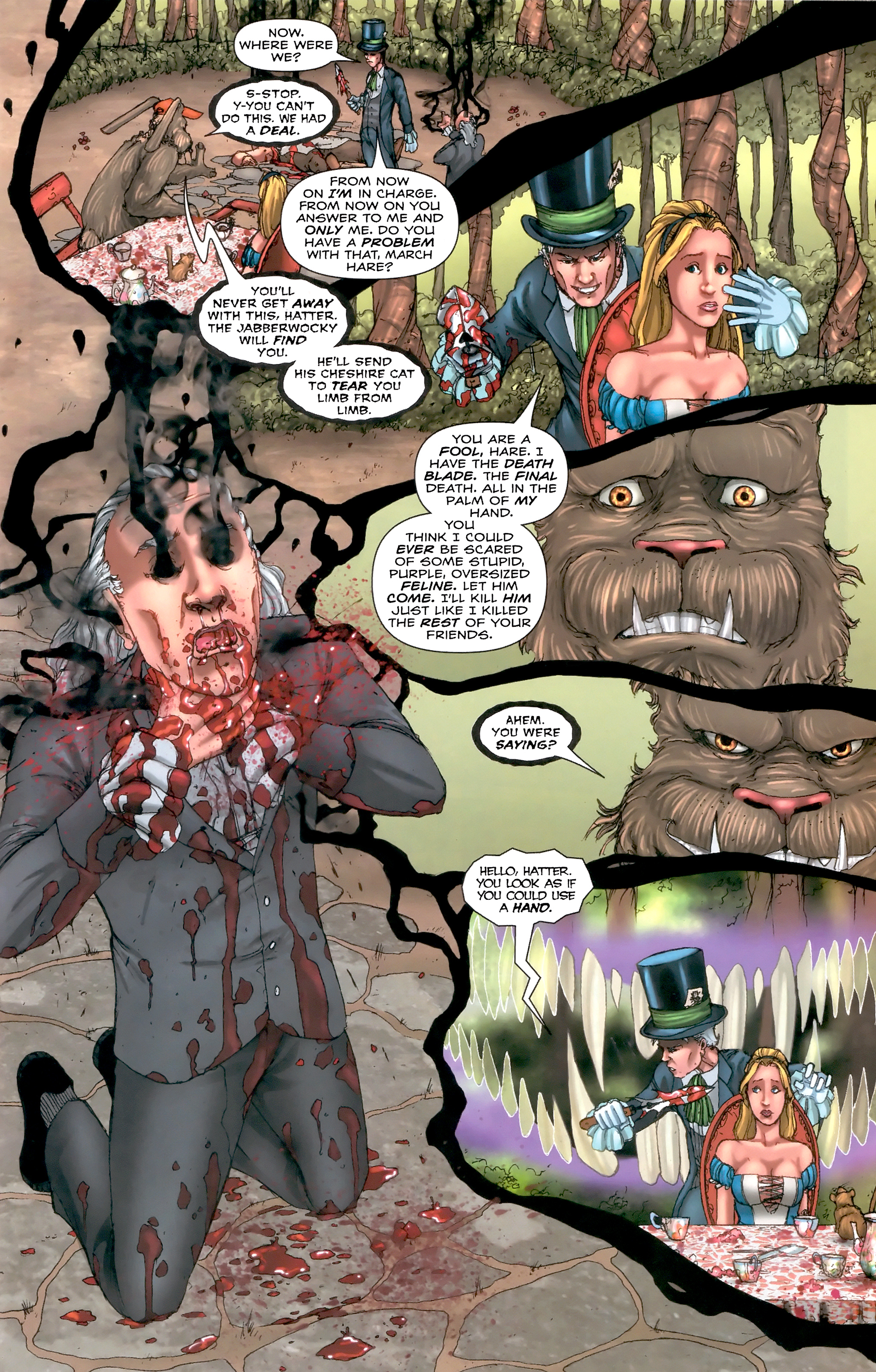 Read online Grimm Fairy Tales presents Alice in Wonderland comic -  Issue #3 - 18