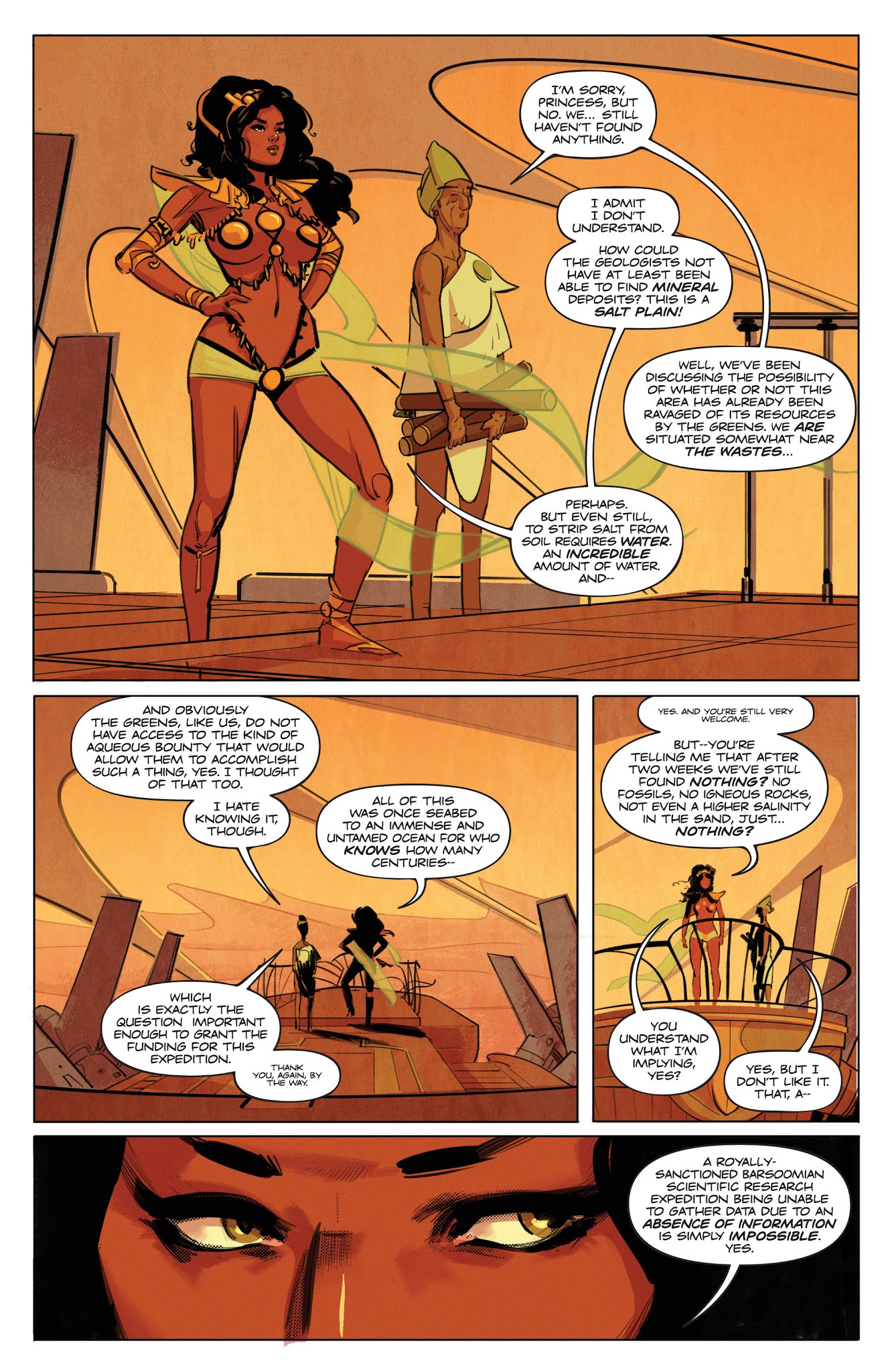 Read online Barbarella/Dejah Thoris comic -  Issue #1 - 17