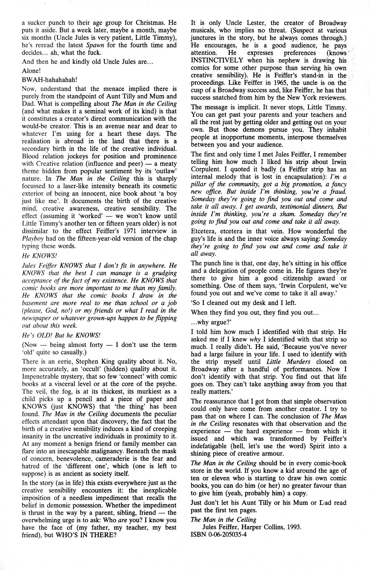 Cerebus Issue #200 #199 - English 22