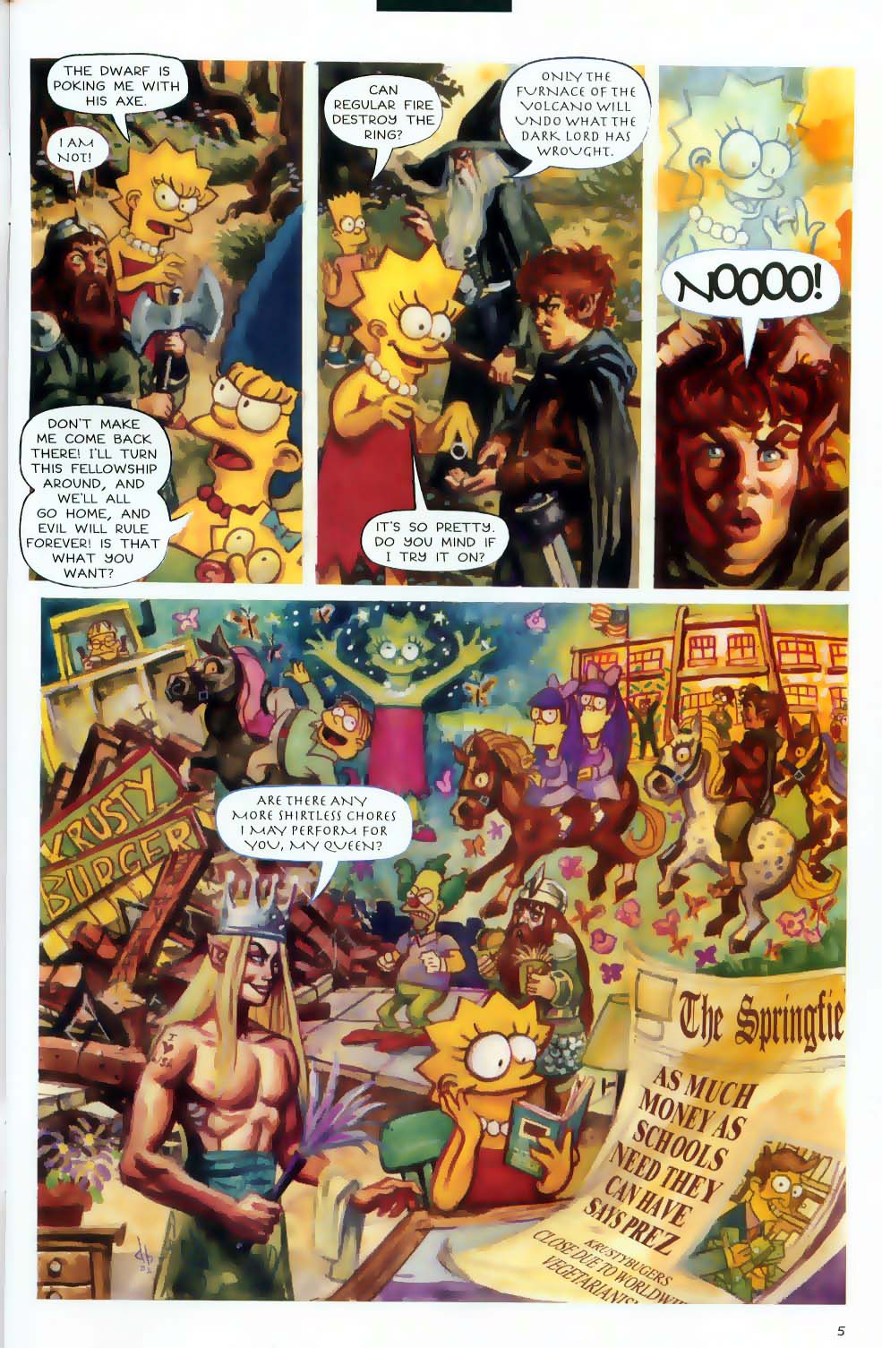 Read online Treehouse of Horror comic -  Issue #9 - 7