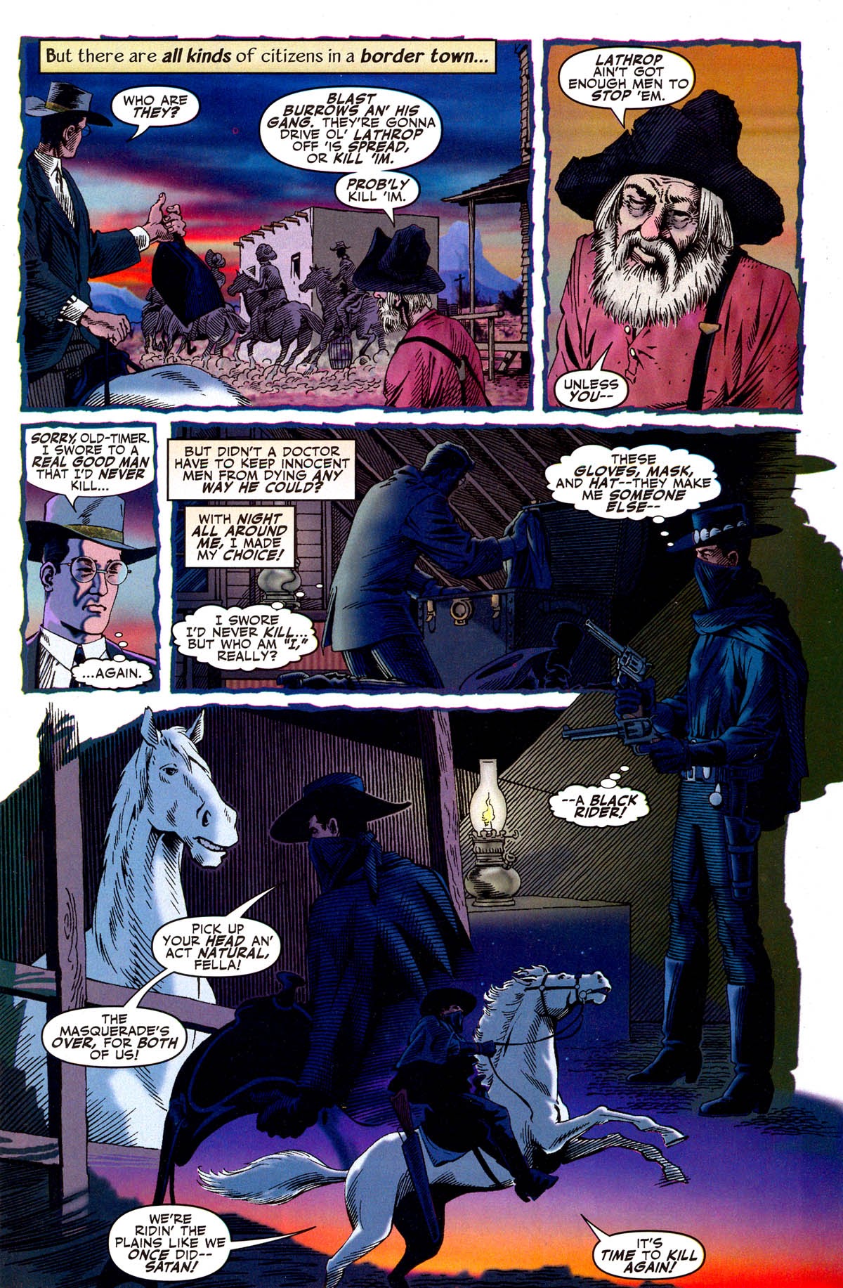 Read online Marvel Western: Strange Westerns Starring the Black Rider comic -  Issue # Full - 19