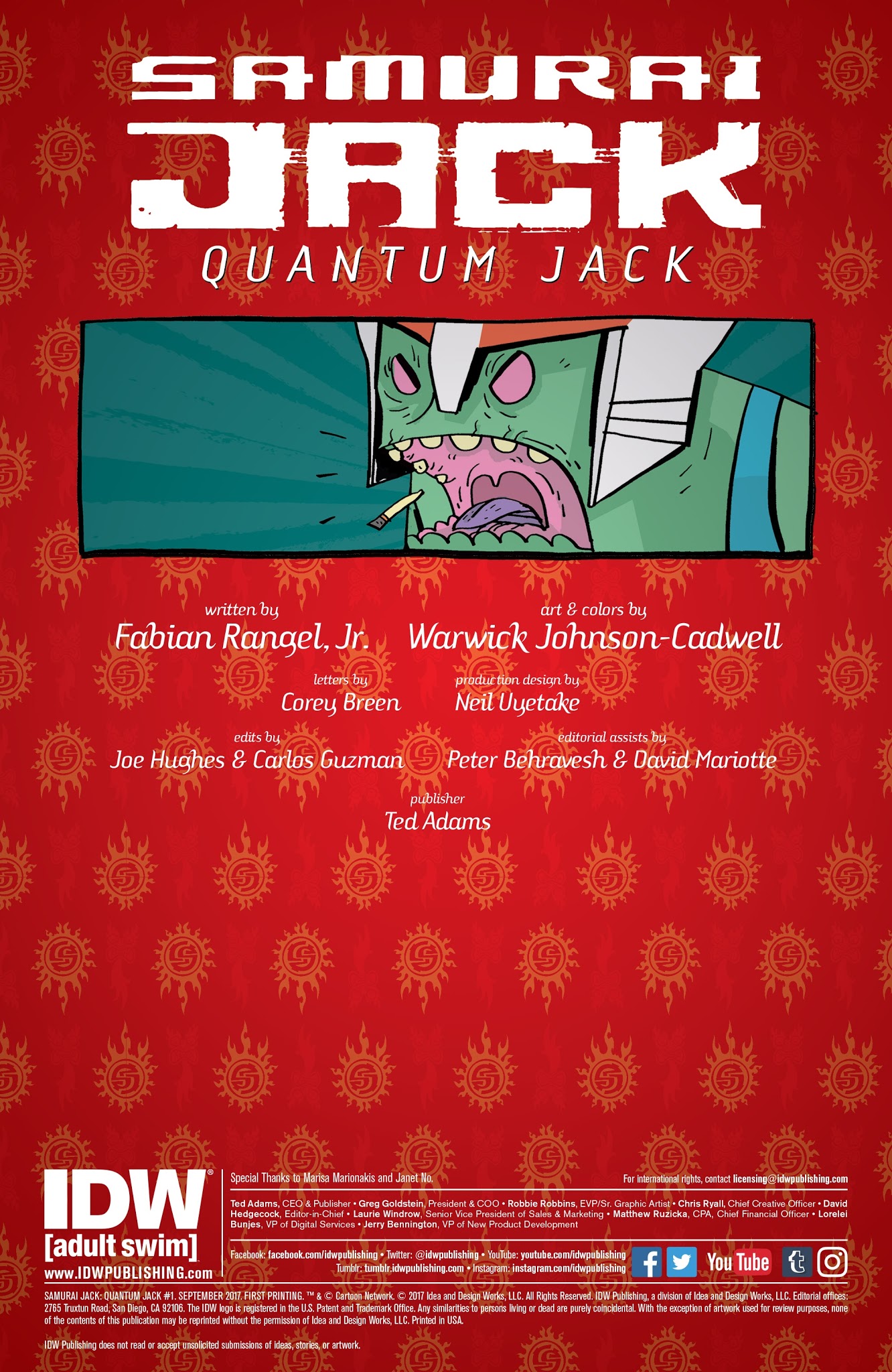 Read online Samurai Jack: Quantum Jack comic -  Issue #1 - 2
