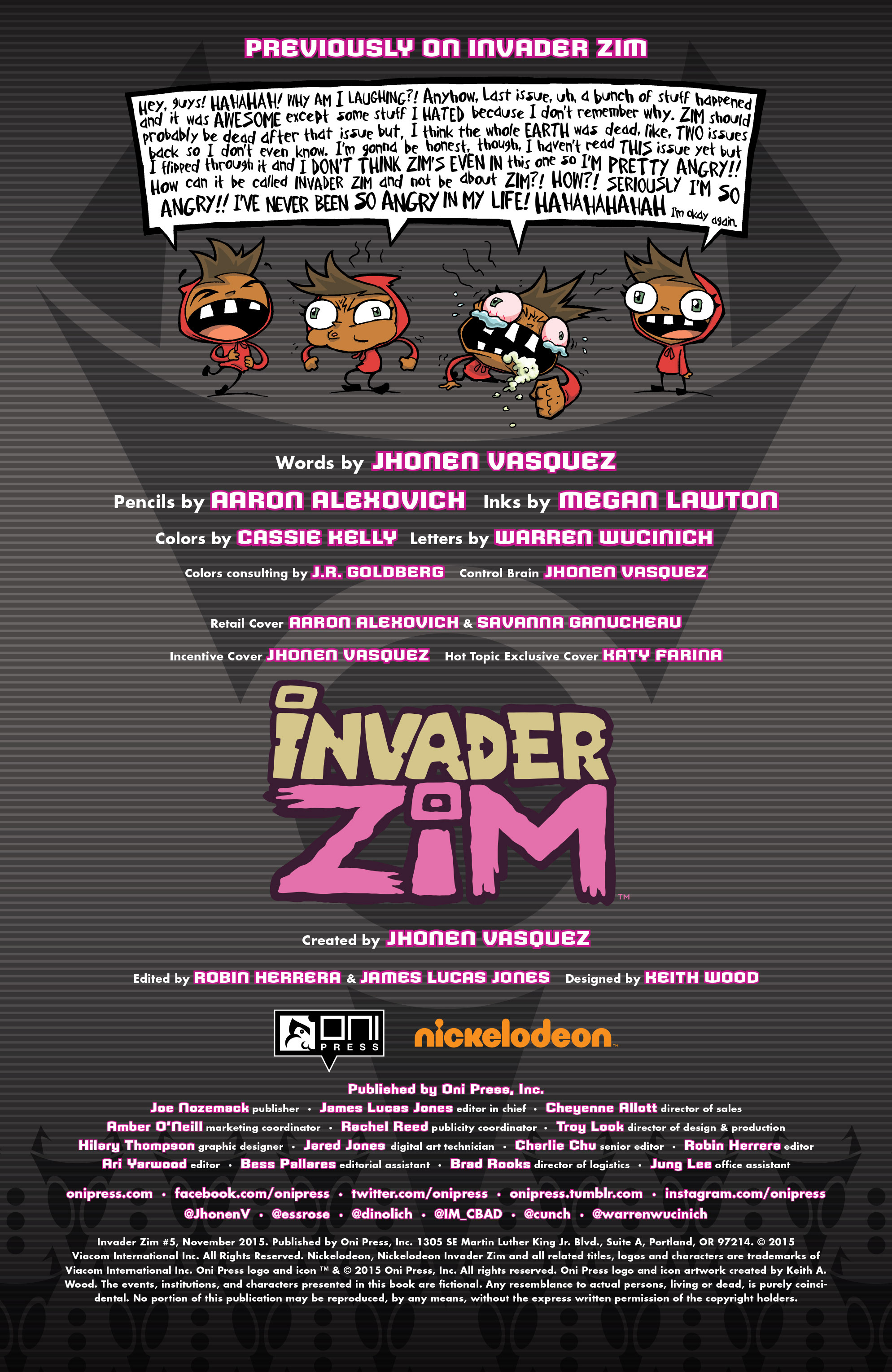 Read online Invader Zim comic -  Issue # _TPB 1 - 111