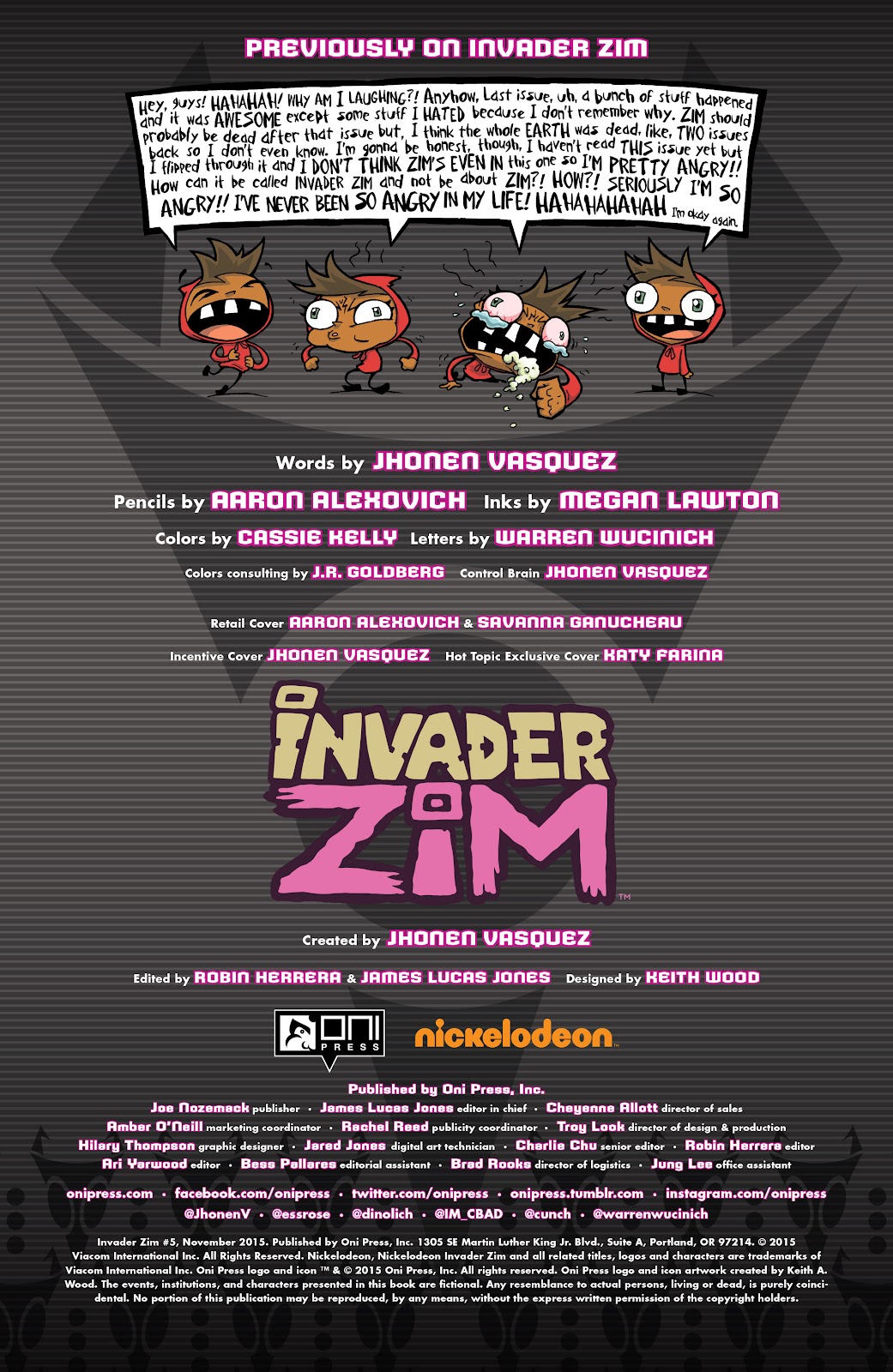 Invader Zim issue TPB 1 - Page 111