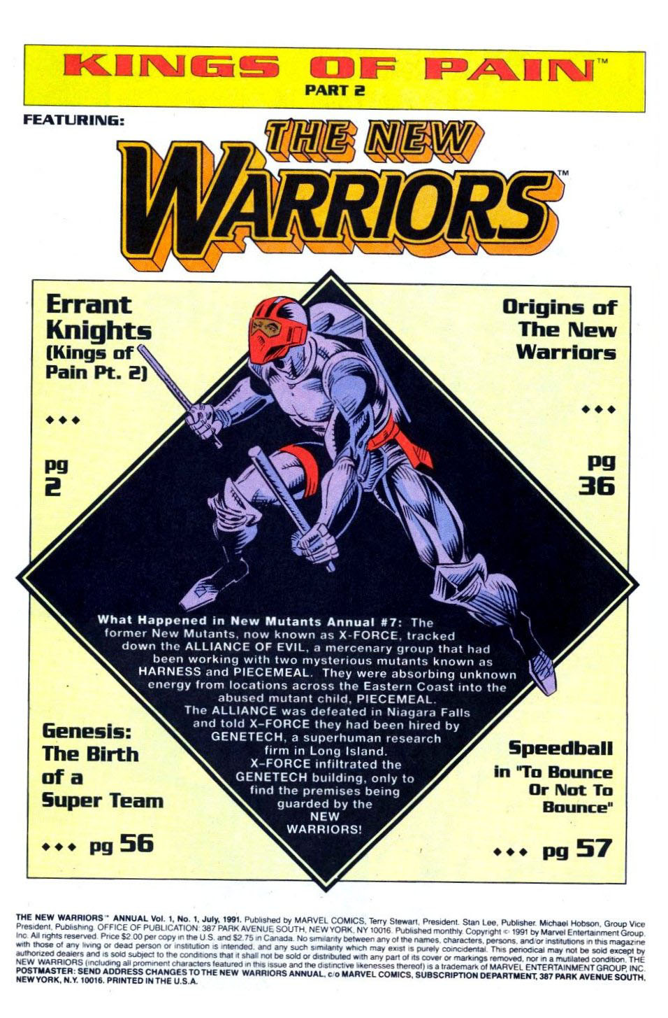 The New Warriors _Annual 1 #1 - English 2