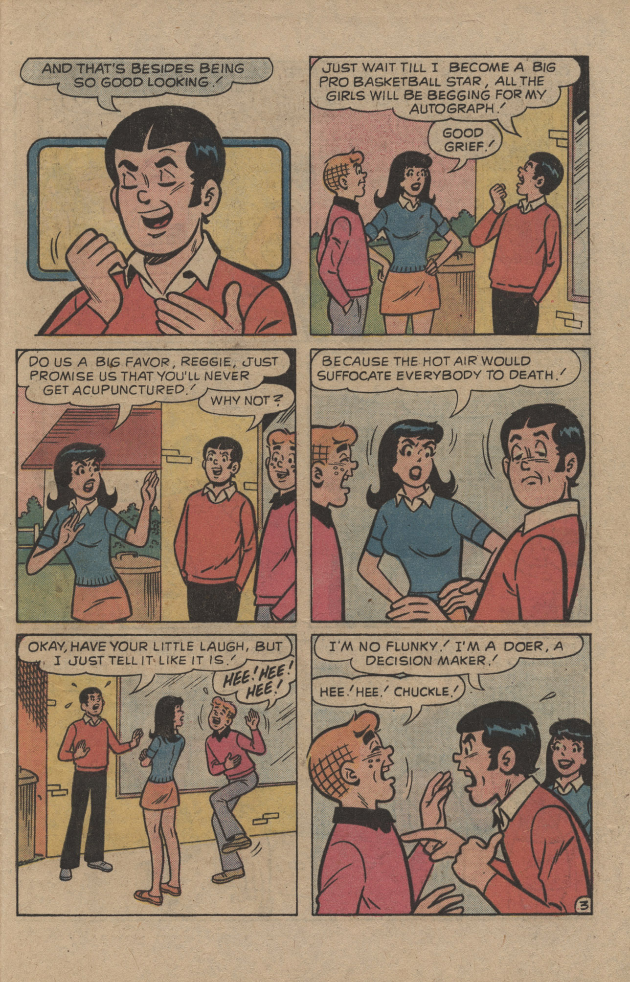 Read online Reggie and Me (1966) comic -  Issue #81 - 29