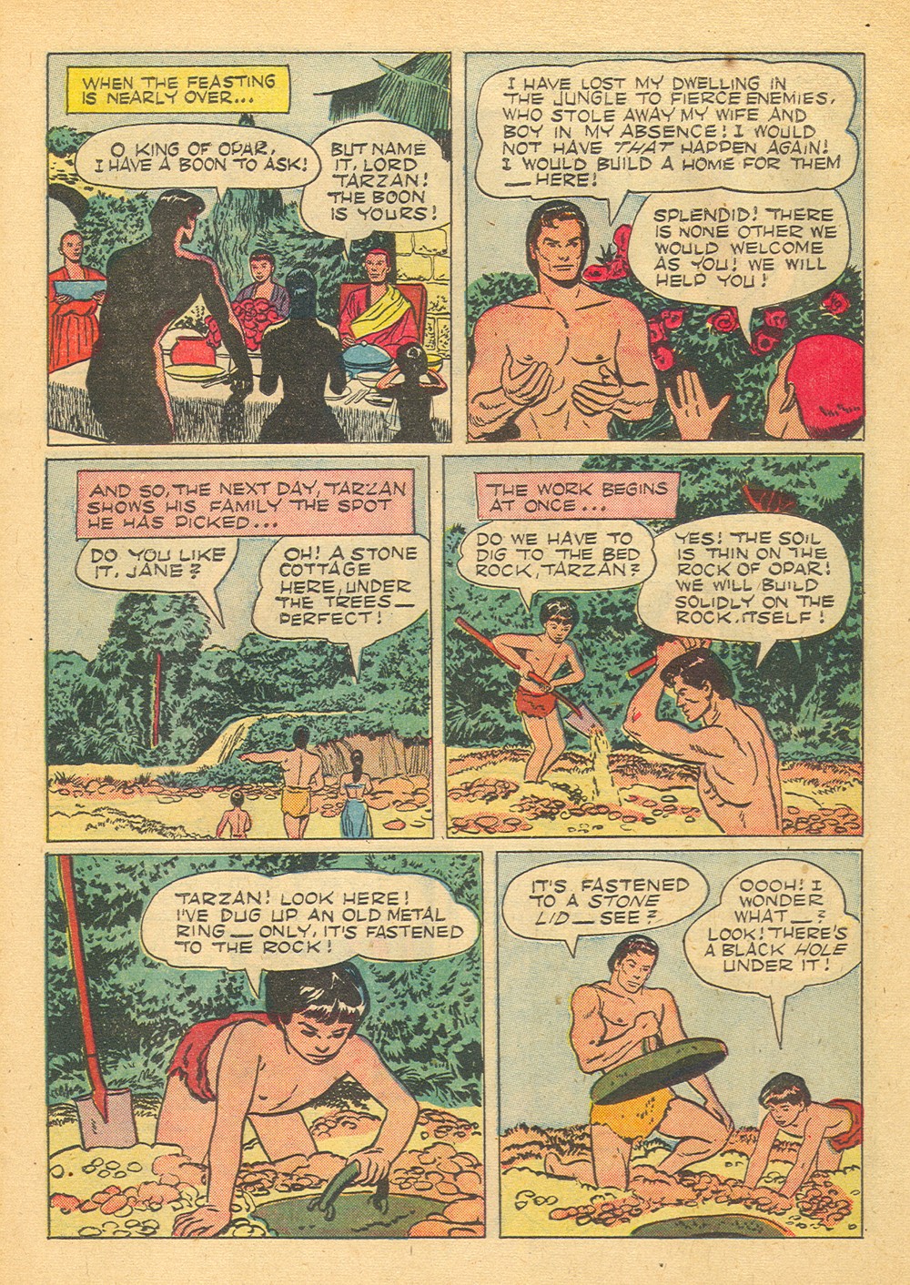 Read online Tarzan (1948) comic -  Issue #49 - 7