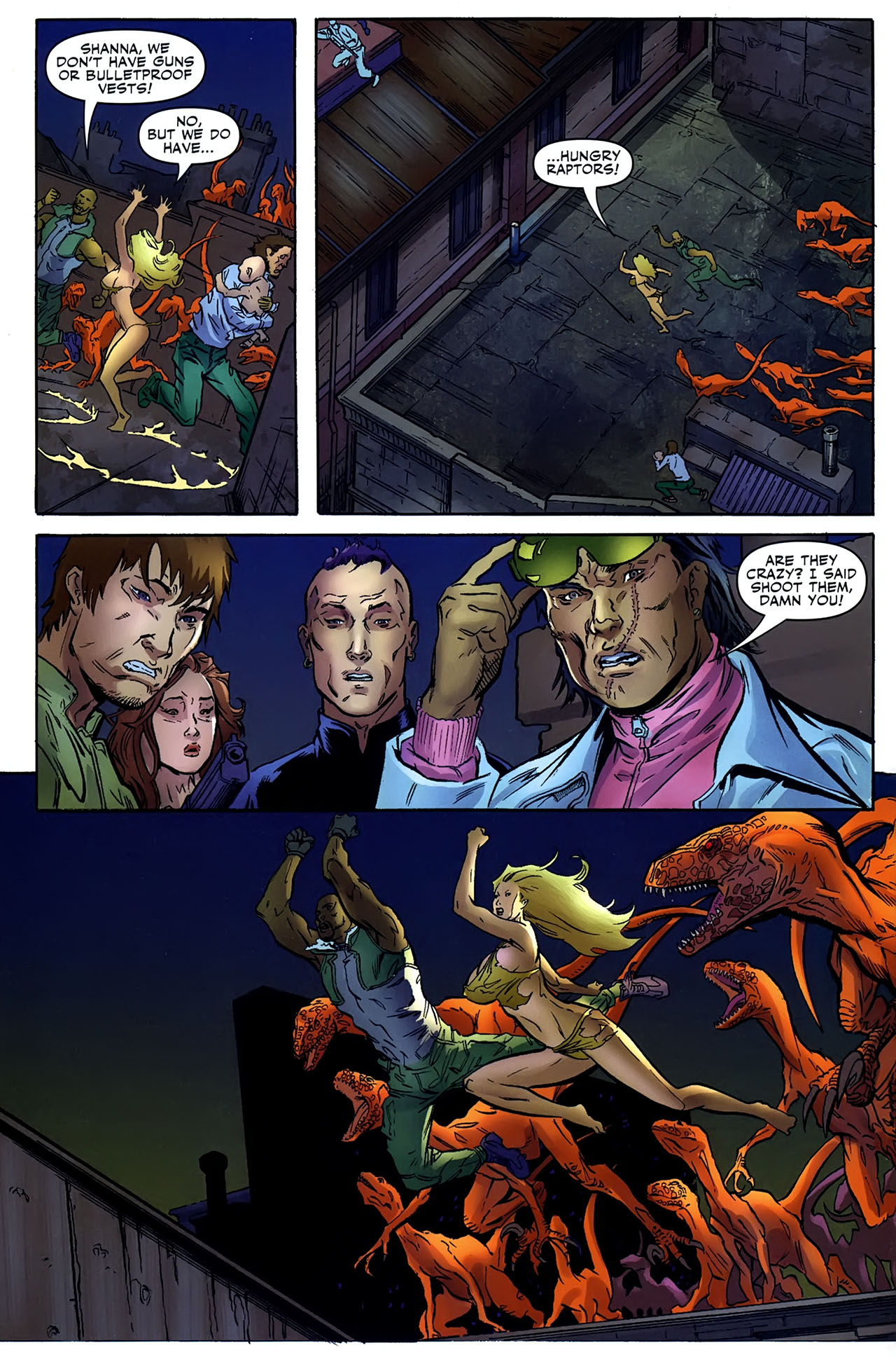 Read online Shanna the She-Devil: Survival of the Fittest comic -  Issue #4 - 5