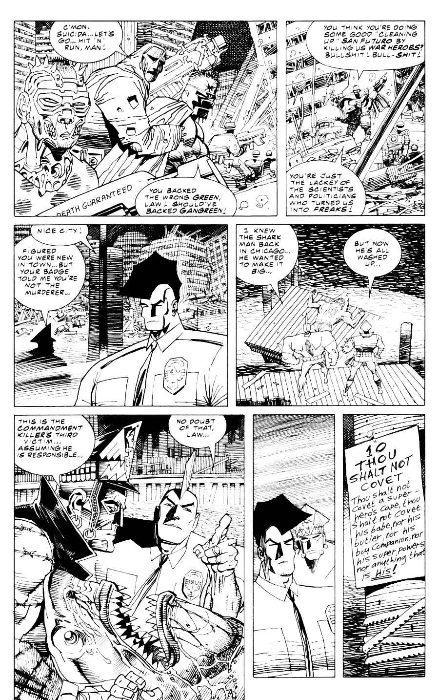 Read online The Savage Dragon: Marshal Law comic -  Issue #1 - 8