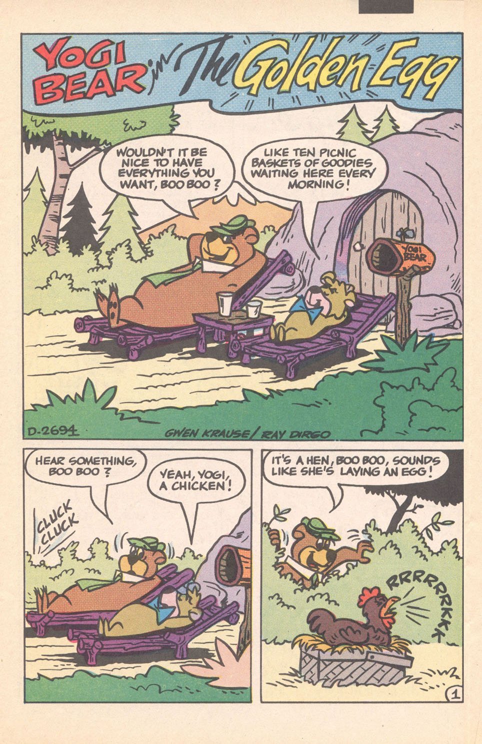 Read online Hanna Barbera Giant Size comic -  Issue #1 - 19