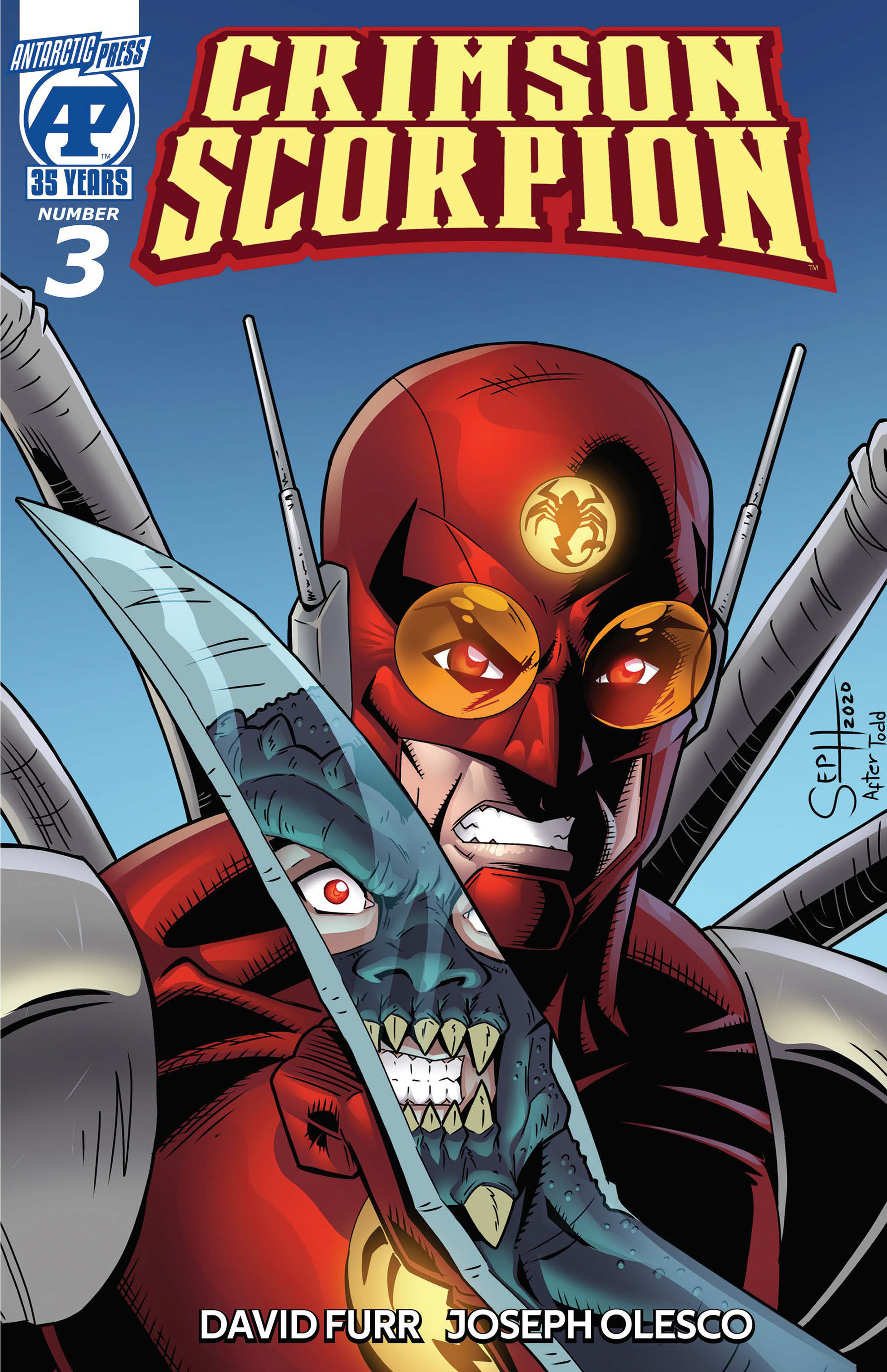 Read online Crimson Scorpion comic -  Issue #3 - 1