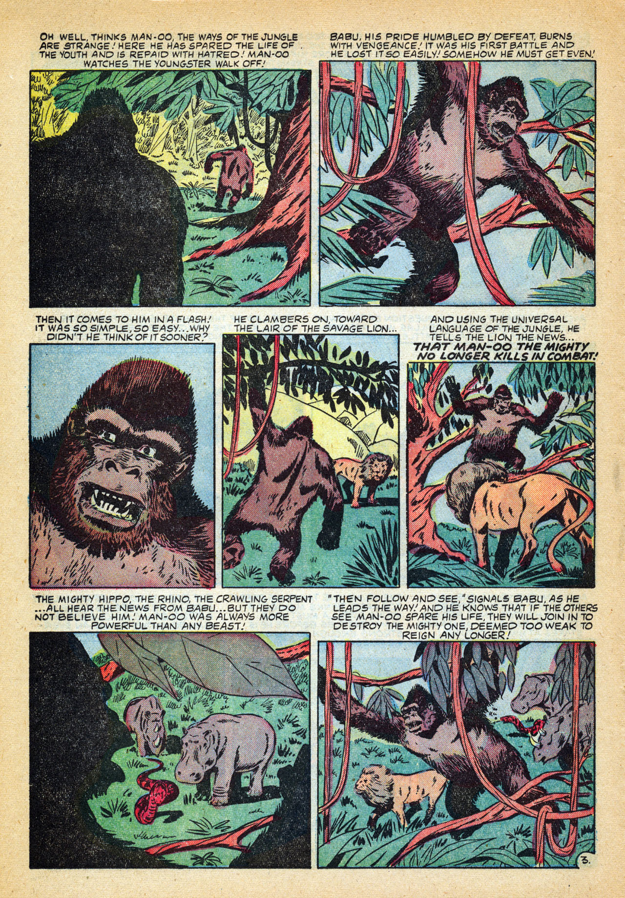 Read online Jungle Action (1954) comic -  Issue #5 - 22